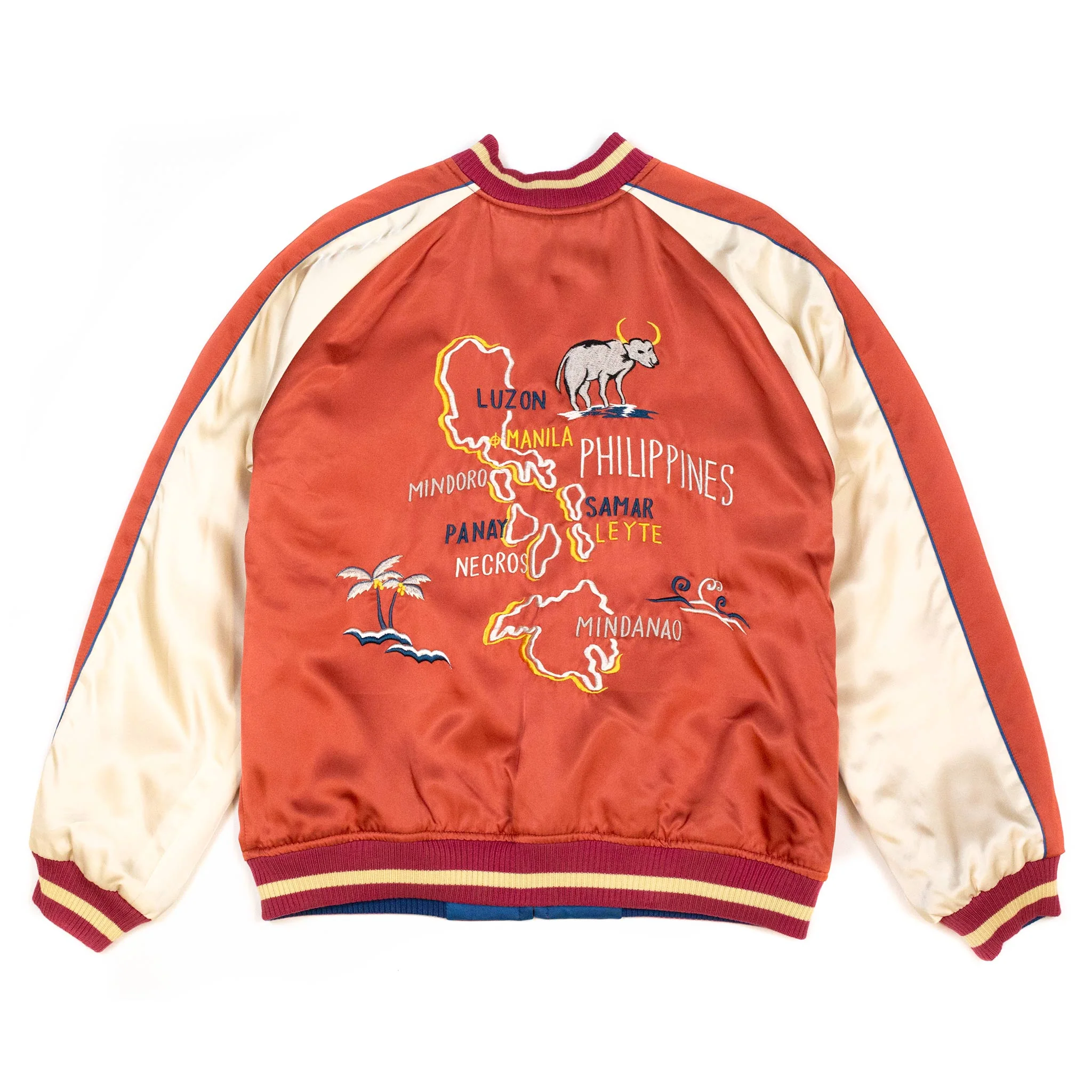 The Real McCoy's MJ20026 Suka Jacket / Philippines Red/Blue - Image 8