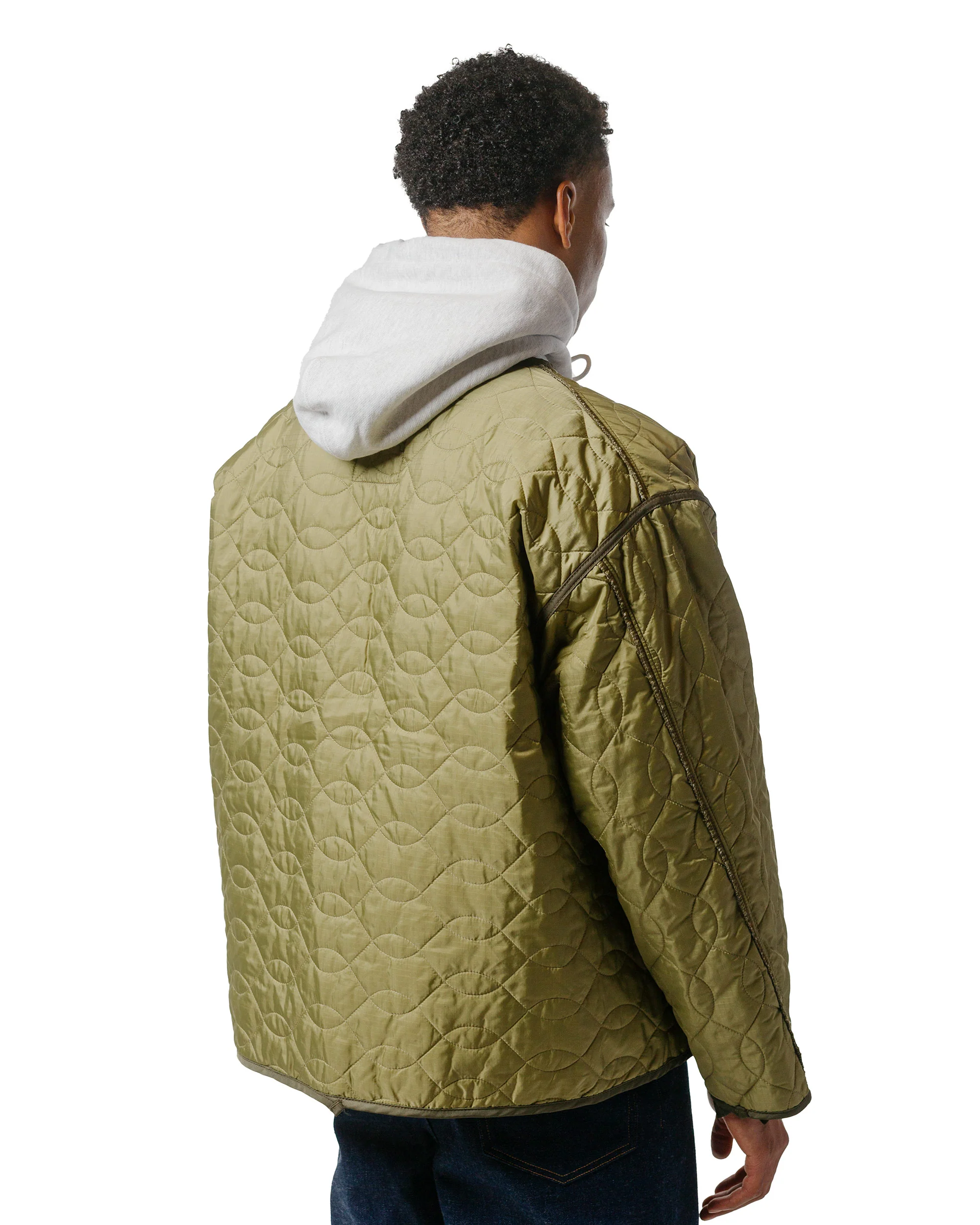 The Real McCoy's MJ21112 Liner, Coat, Man's Field, M-65 Olive - Image 3