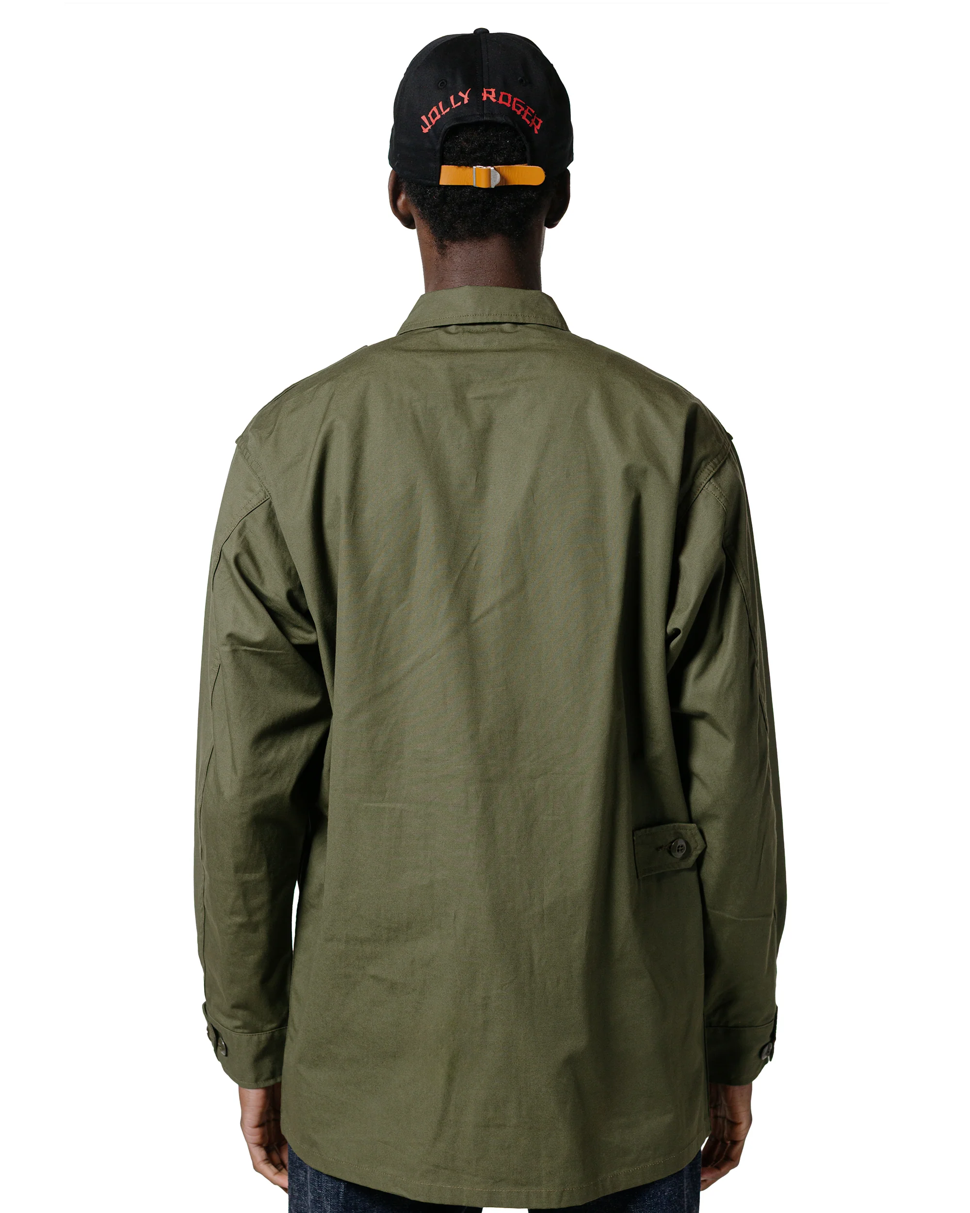 The Real McCoy's MJ22006 Coat, Man's, Combat, Tropical (Model 220) Olive - Image 3