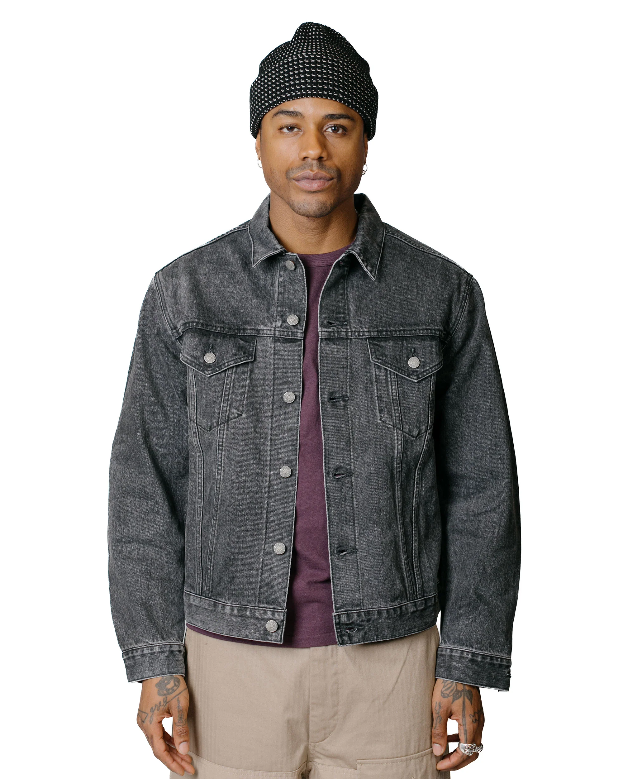 The Real McCoy's MJ22023 Lot. 966J (Black) / Washed Black - Image 2