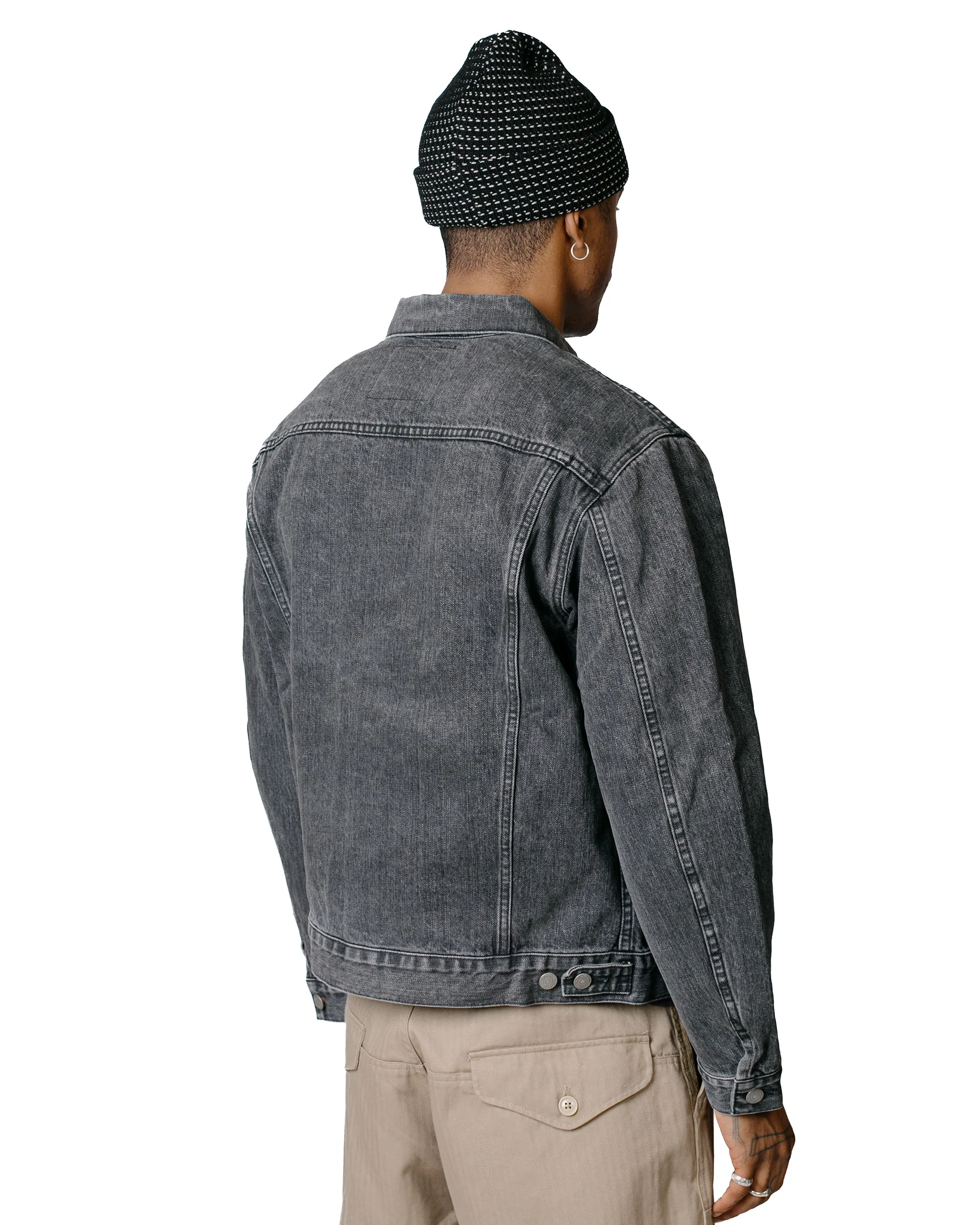 The Real McCoy's MJ22023 Lot. 966J (Black) / Washed Black - Image 3