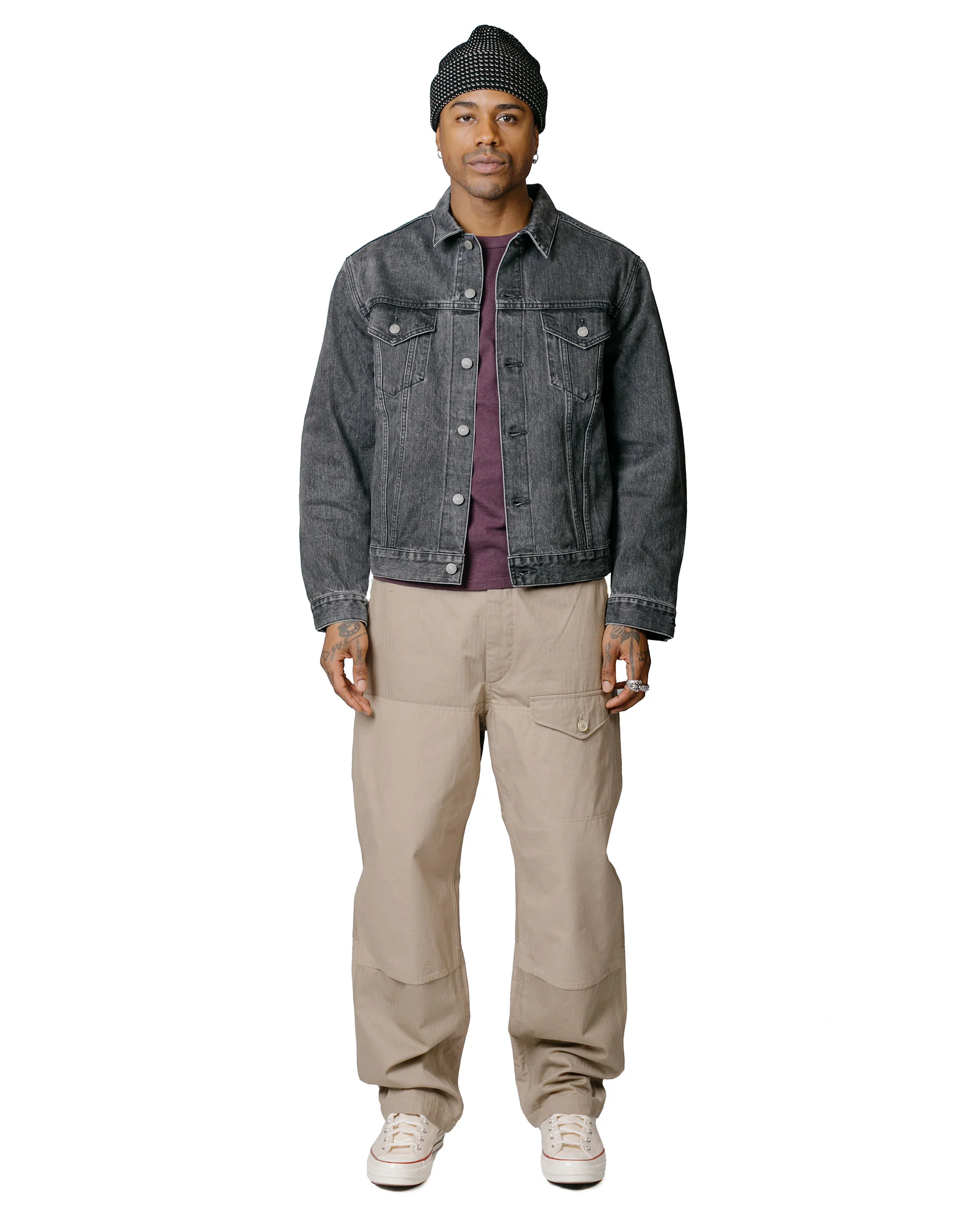 The Real McCoy's MJ22023 Lot. 966J (Black) / Washed Black - Image 4