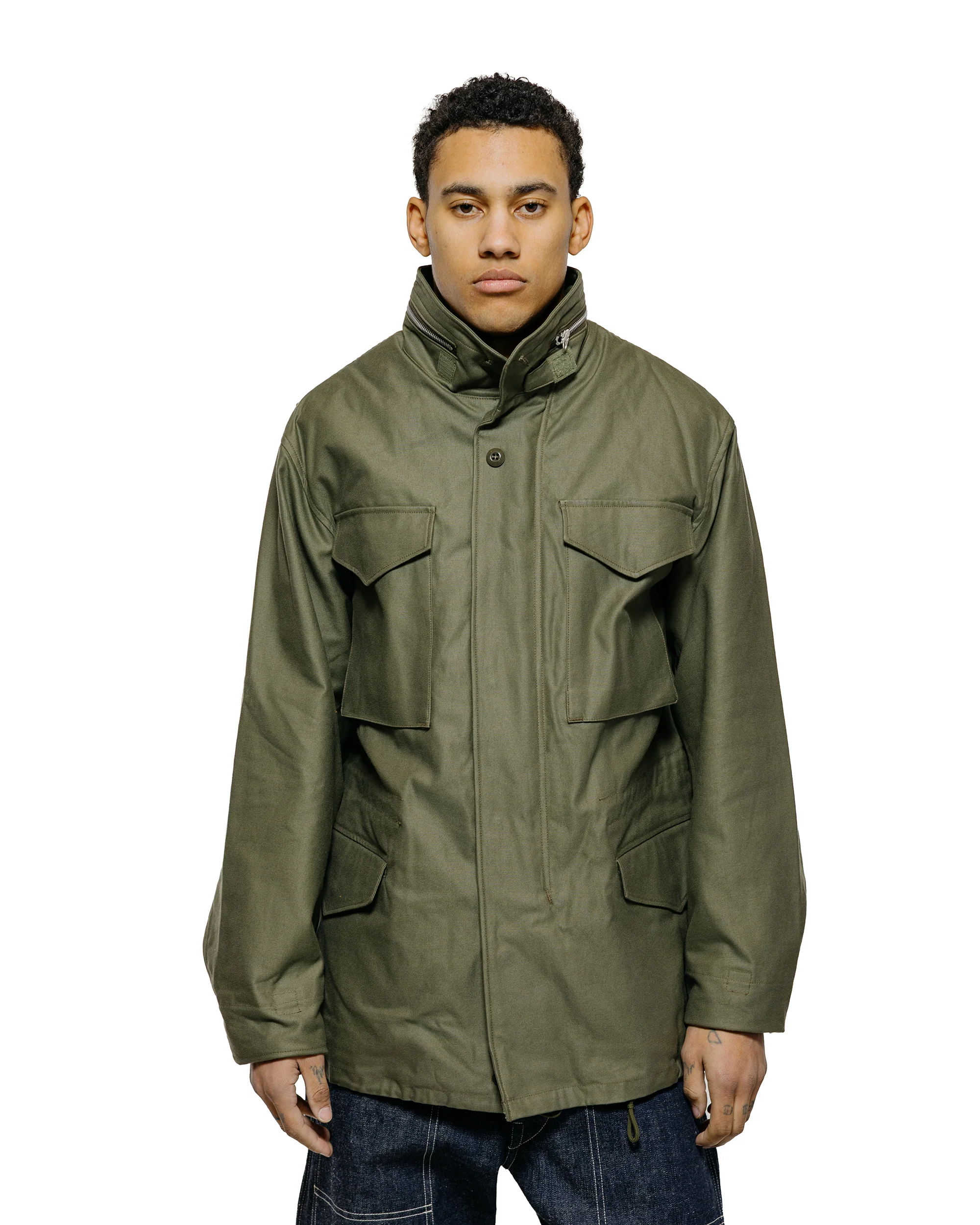 The Real McCoy's MJ23005 Coat, Man's, Field, M-65 / Early Model Olive - Image 2