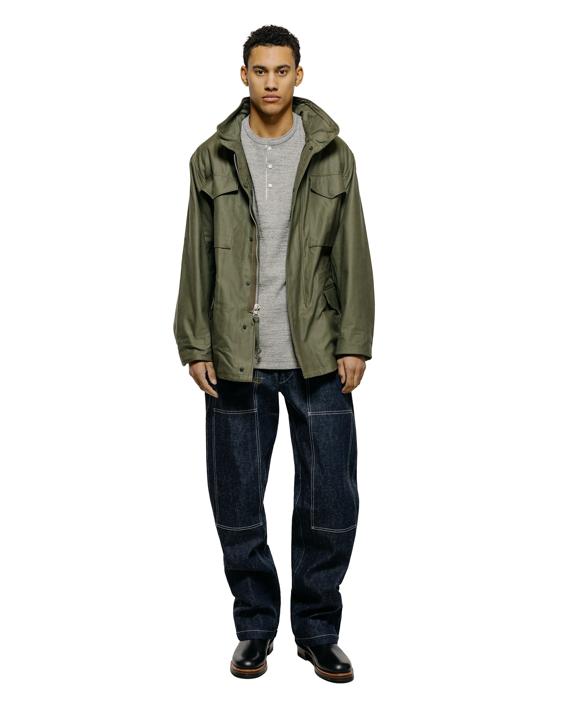 The Real McCoy's MJ23005 Coat, Man's, Field, M-65 / Early Model Olive - Image 4