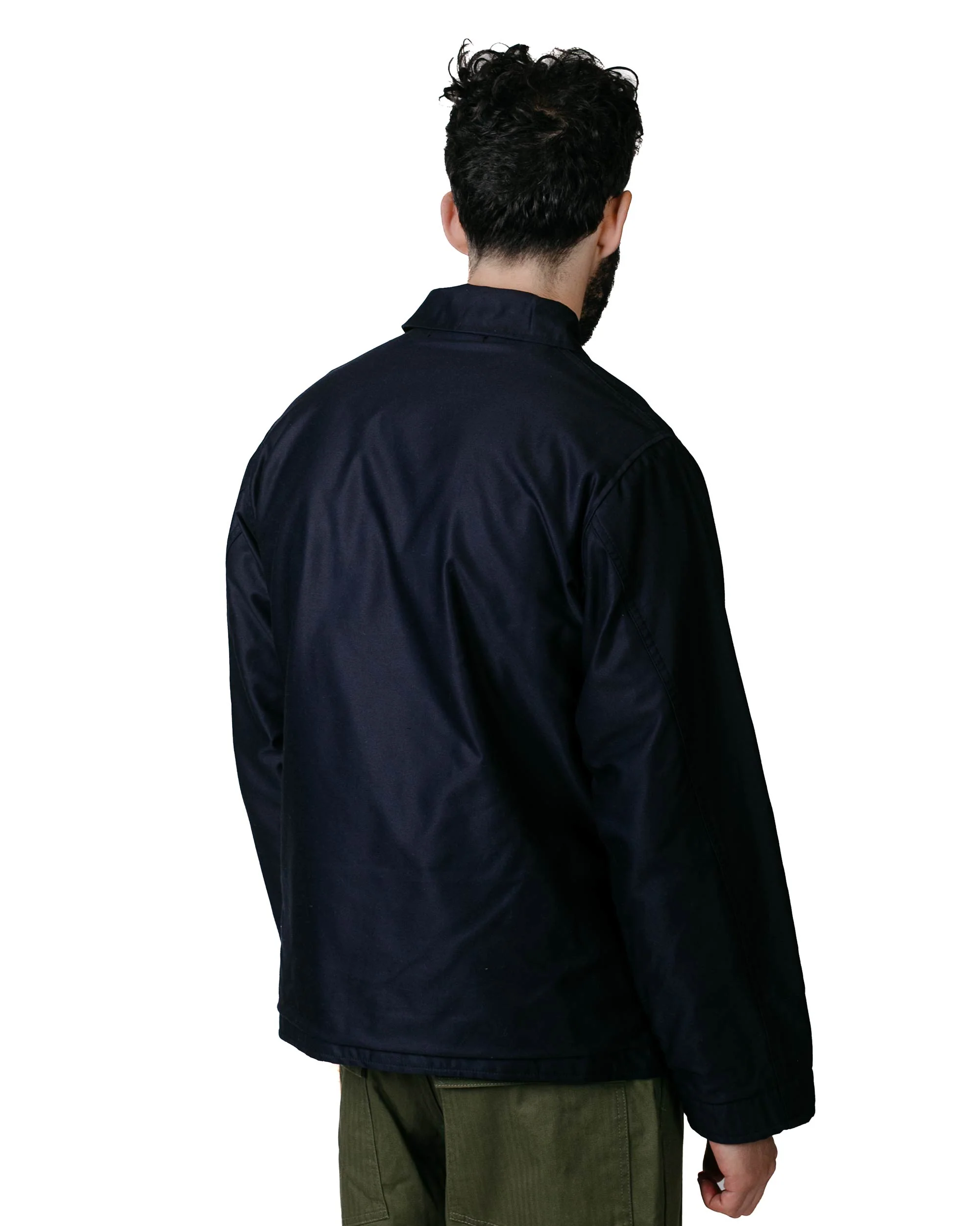 The Real McCoy's MJ23010 U.S. Navy Utility Jacket Navy - Image 3
