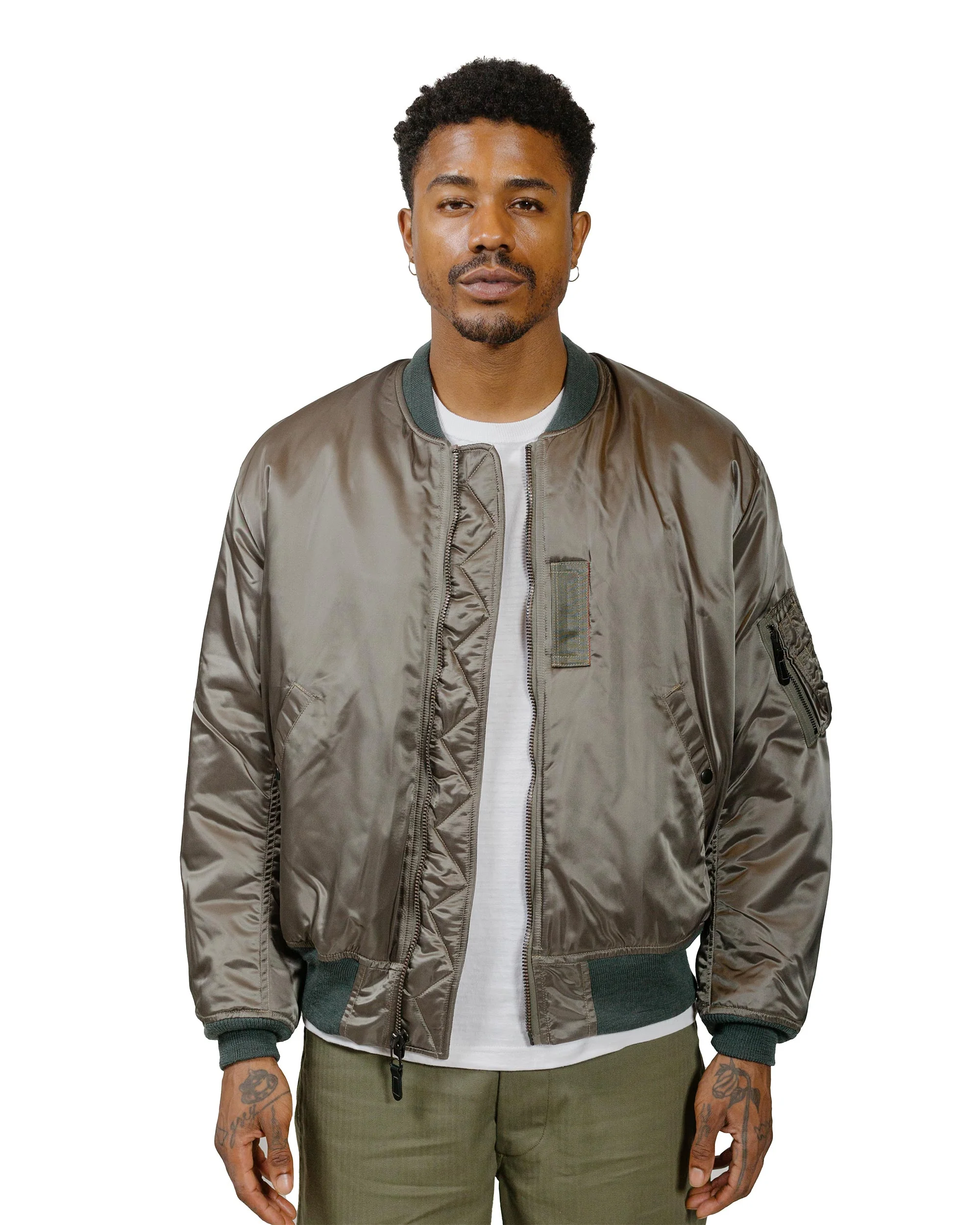 The Real McCoy's MJ23108 Type MA-1 Real McFoy Mfg. Co. Sage Green - Image 2