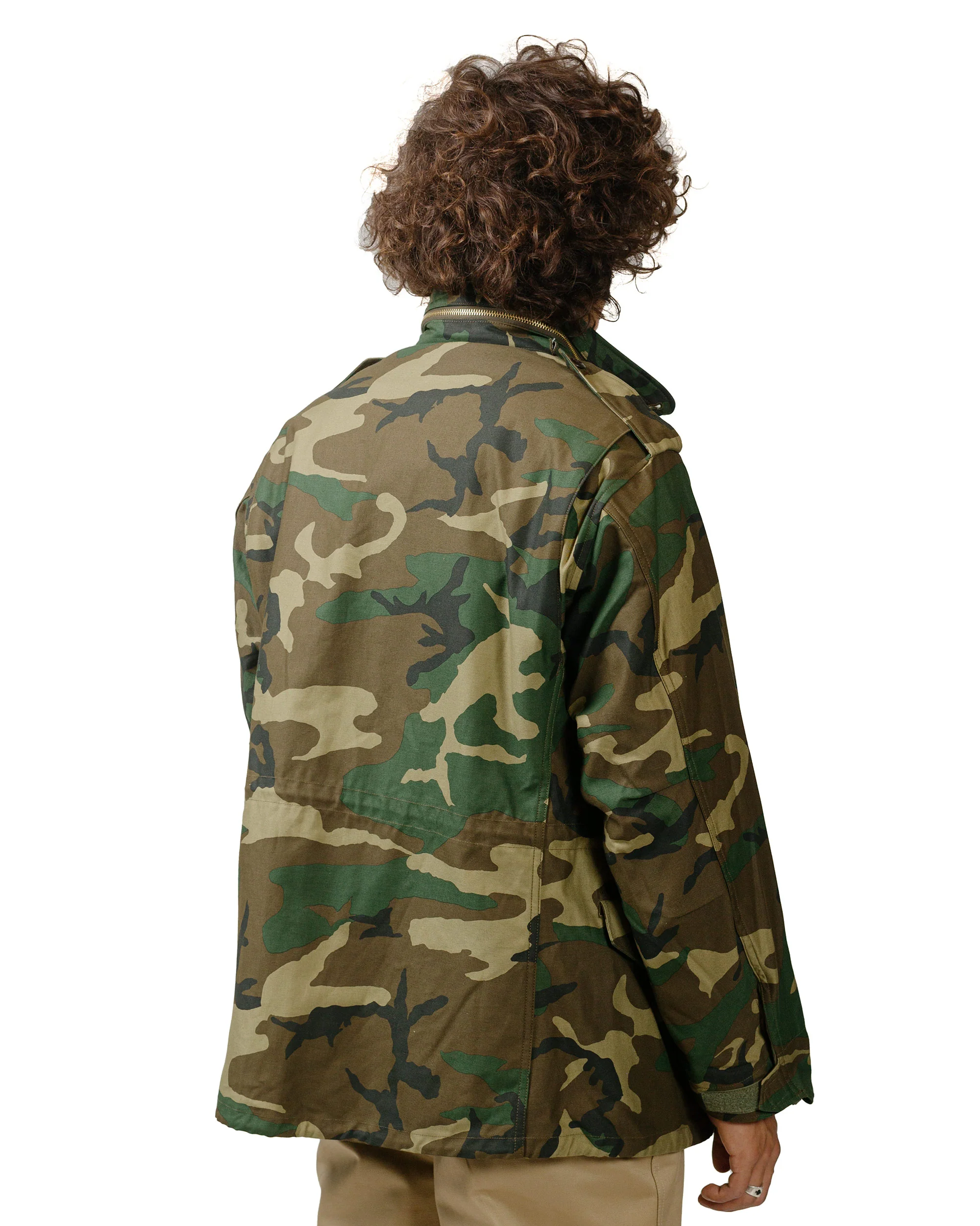 The Real McCoy's MJ23113 Coat, Man's, Field, M-65 / Woodland Olive - Image 3