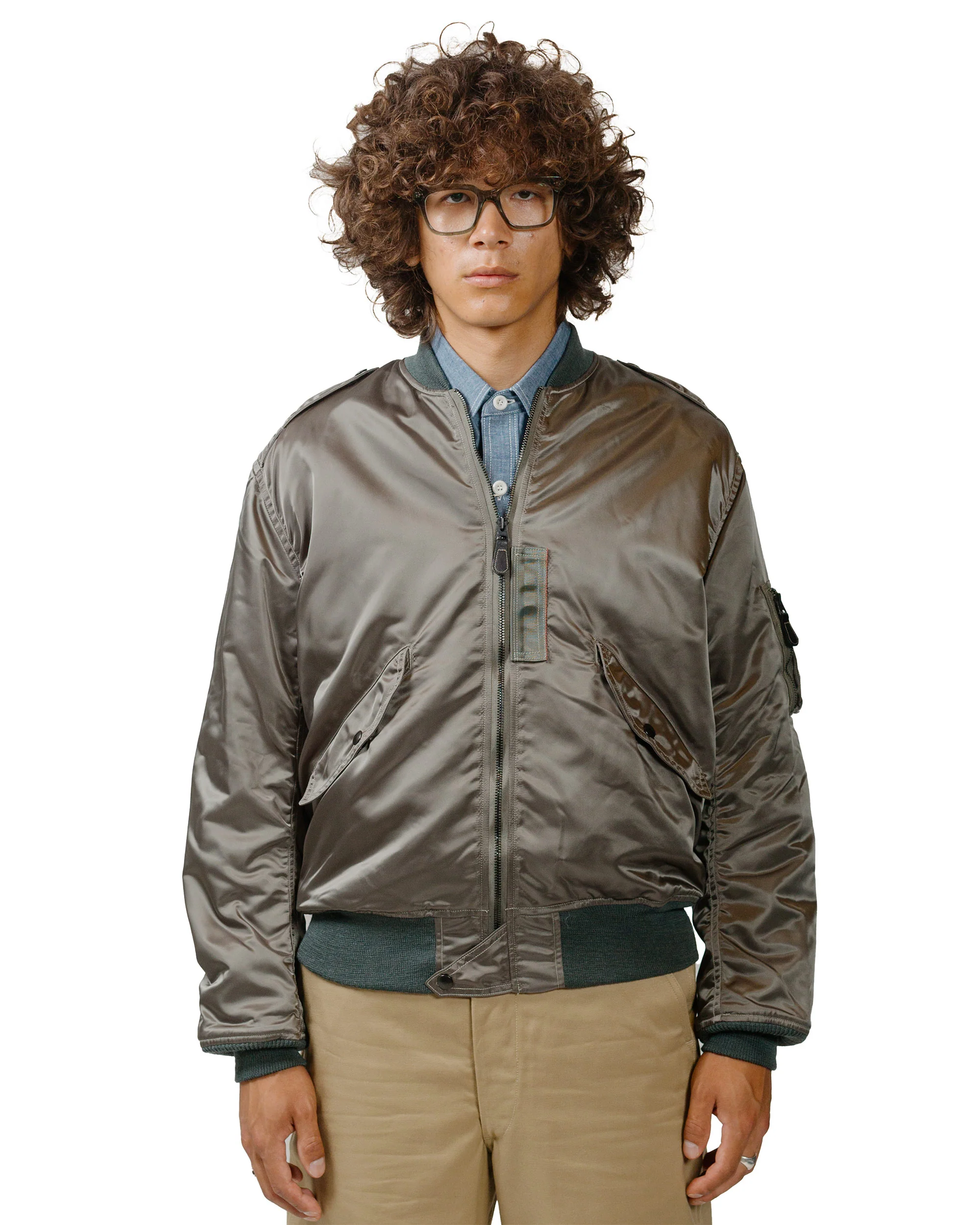 The Real McCoy's MJ24001 Type L-2B Real McCoy Mfg. Co. Sage Green - Image 2