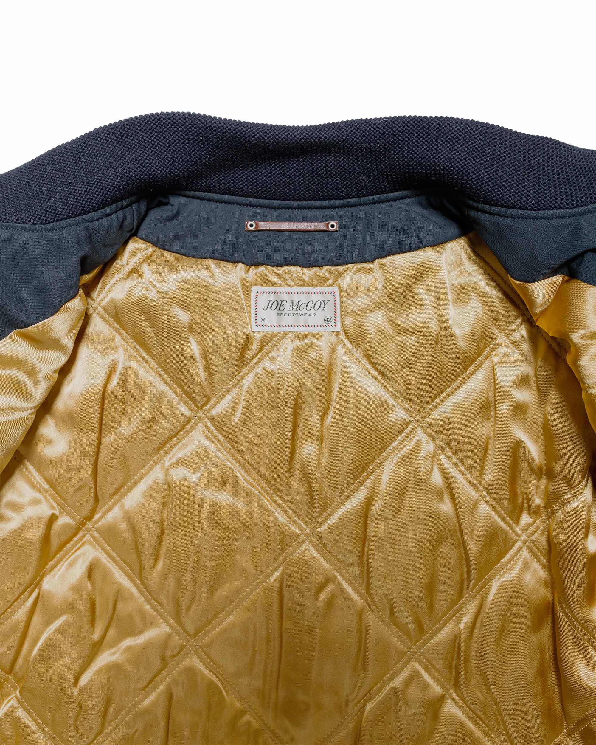 The Real McCoy's MJ24008 Cape Shoulder Sports Jacket Navy - Image 4