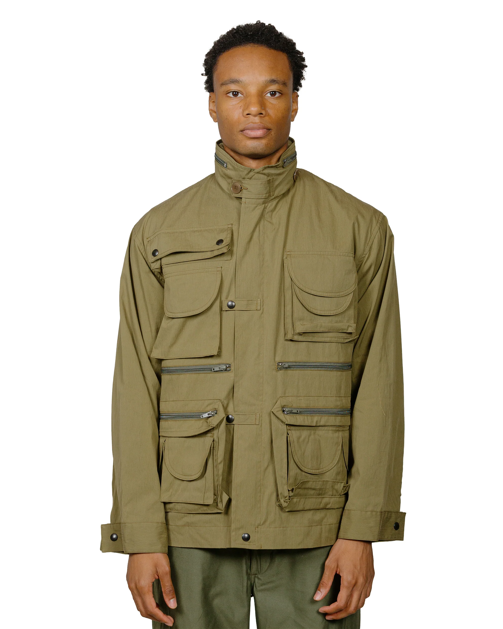 The Real McCoy's MJ24009 Photographer Utility Jacket Olive - Image 2