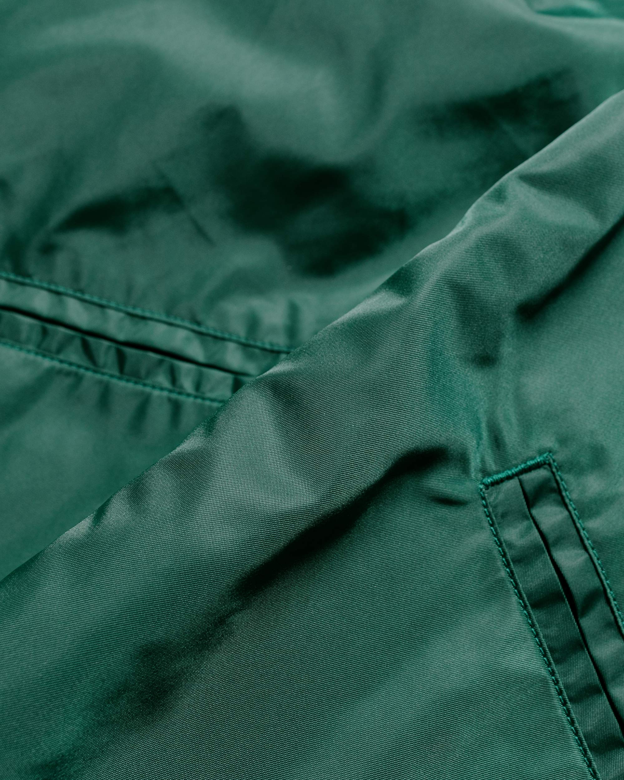 The Real McCoy's MJ24010 Nylon Cotton Lined Coach Jacket Forest - Image 5