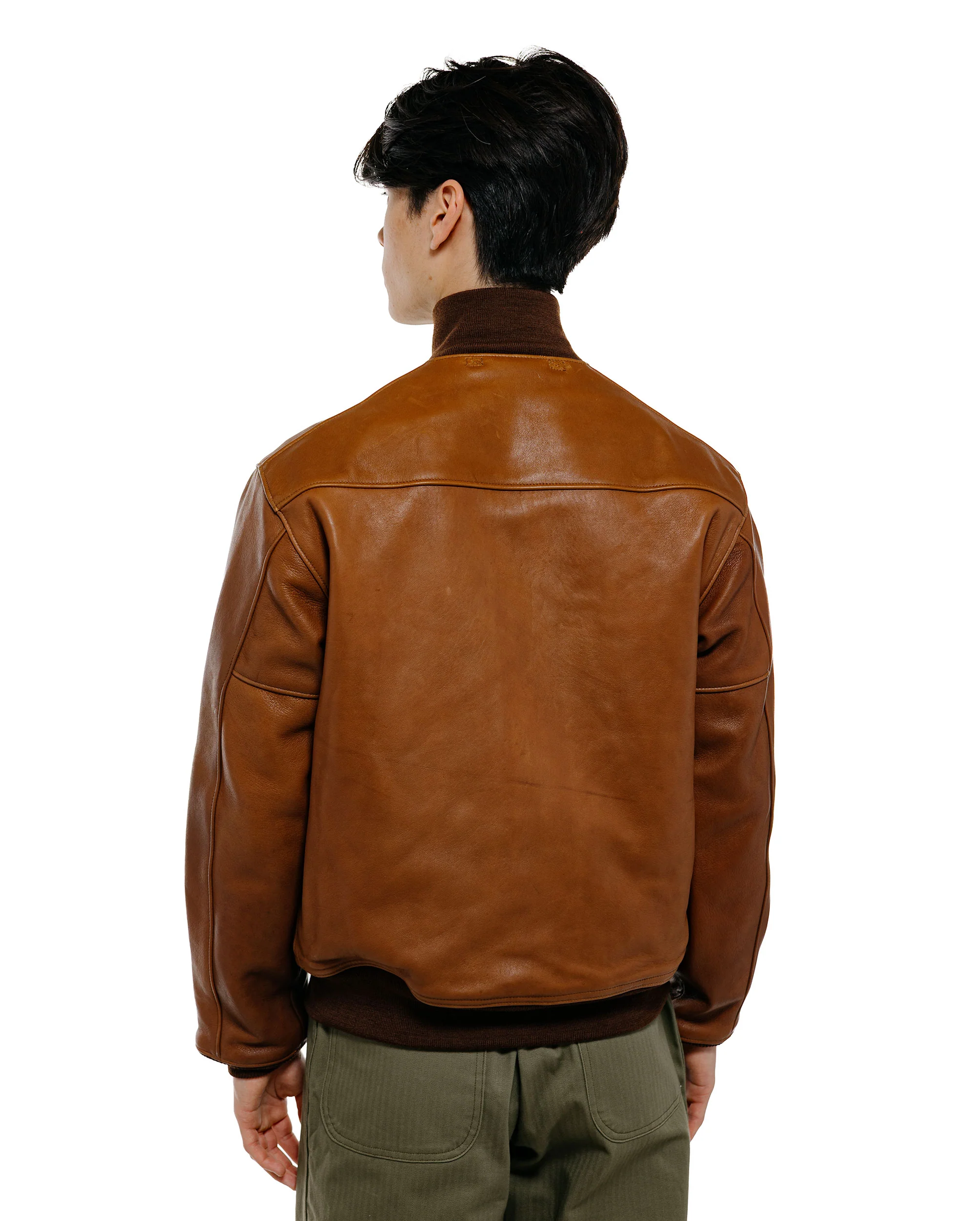 The Real McCoy's MJ24101 Type A-1 Real McCoy Mfg. Co. / Sheepskin Russet Brown - Image 4