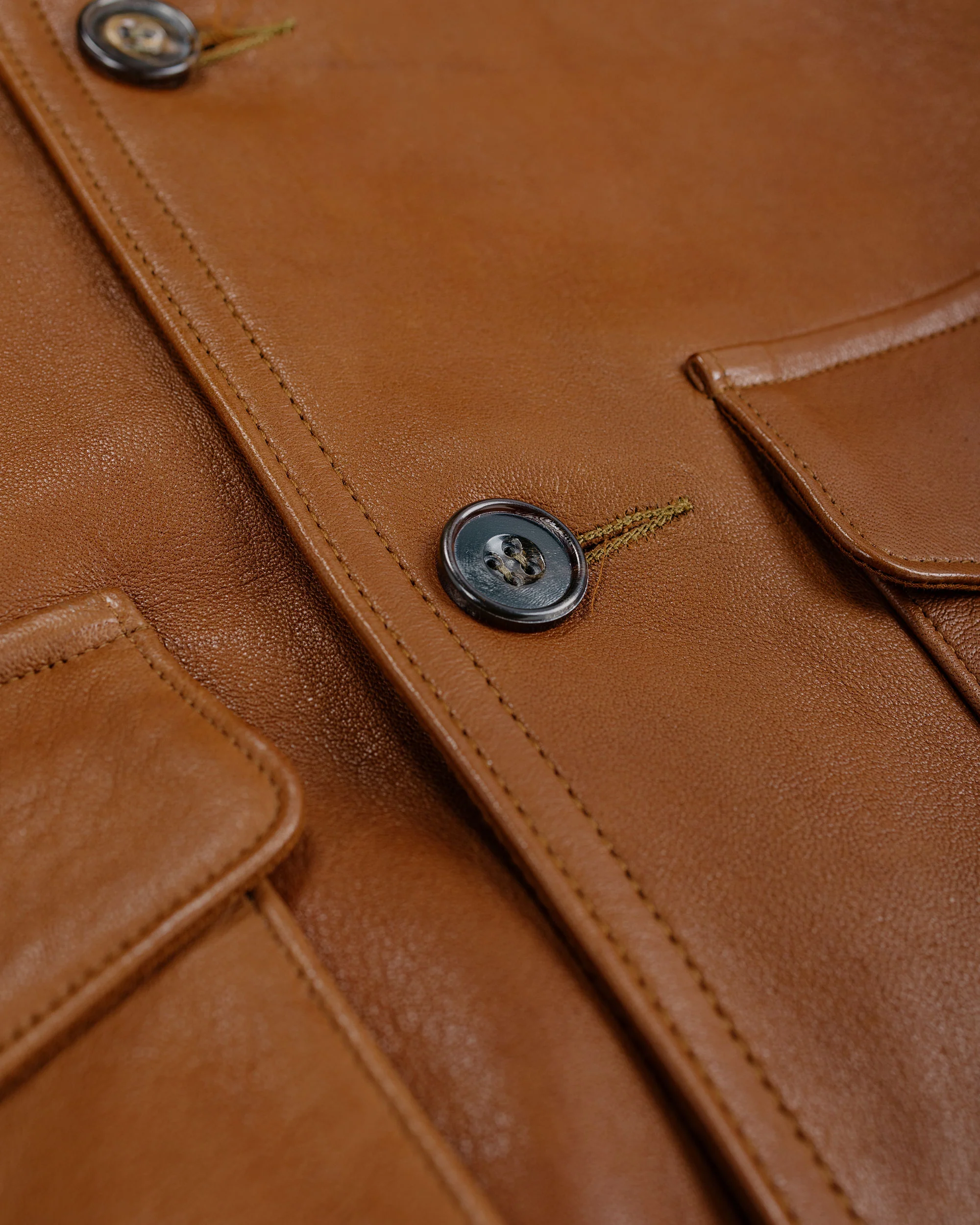 The Real McCoy's MJ24101 Type A-1 Real McCoy Mfg. Co. / Sheepskin Russet Brown - Image 6