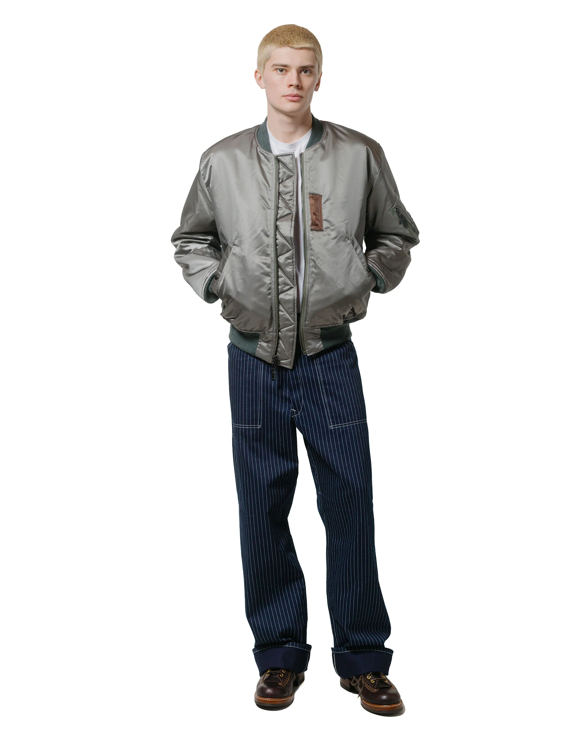 The Real McCoy's MJ24102 Type MA-1 Real McCoy Mfg. Co. / J-8279 Silver Gray - Image 4