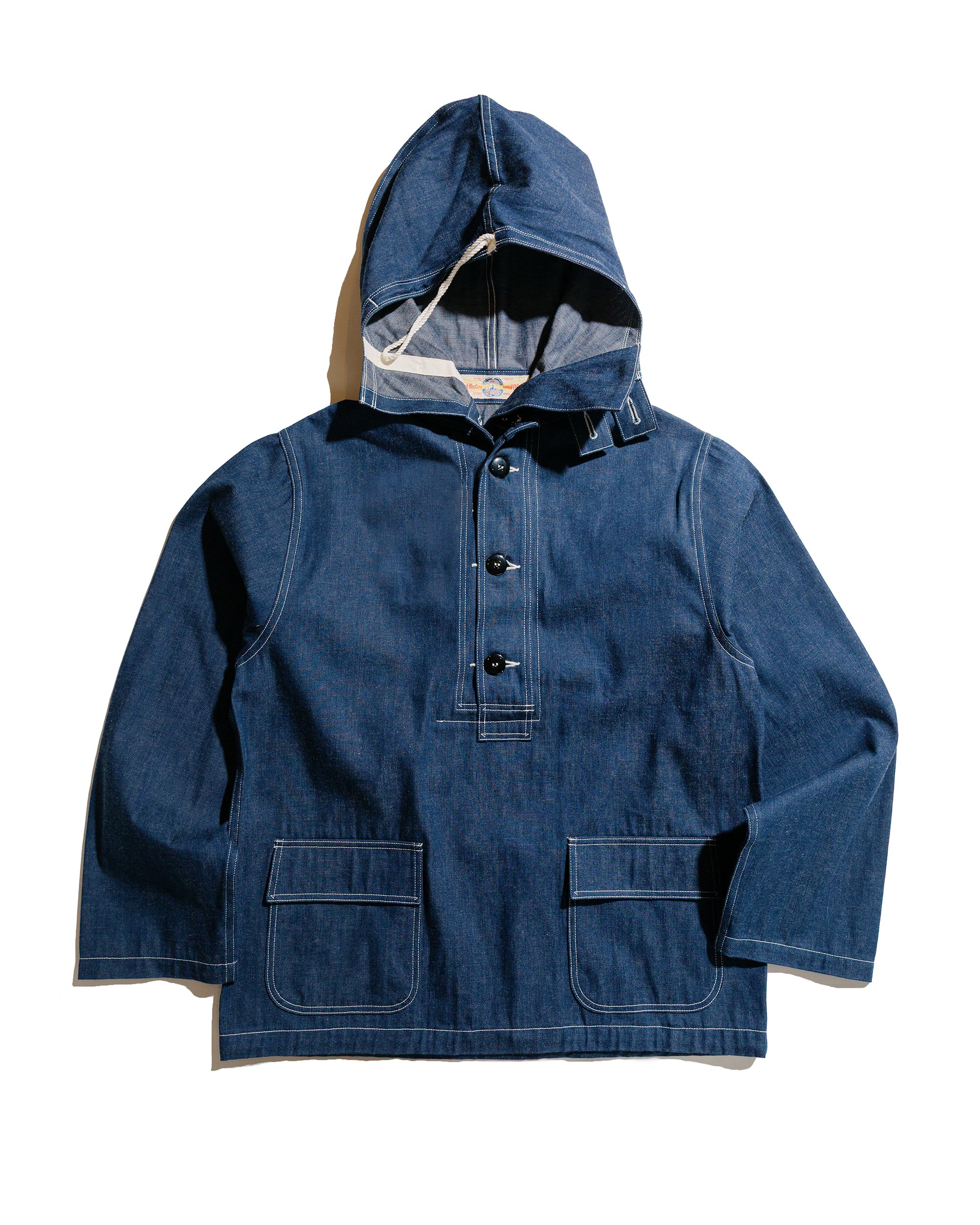 The Real McCoy's MJ24107 U.S. Navy Denim Parka Indigo