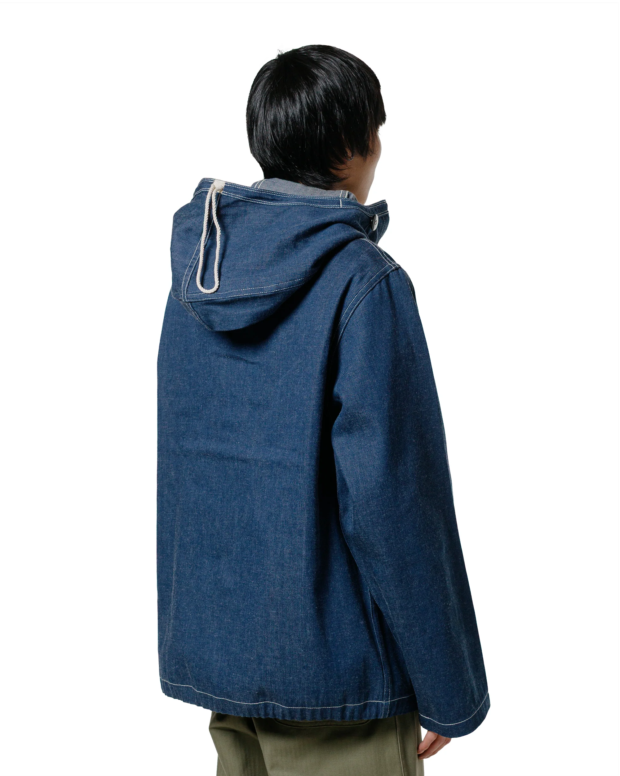 The Real McCoy's MJ24107 U.S. Navy Denim Parka Indigo - Image 4