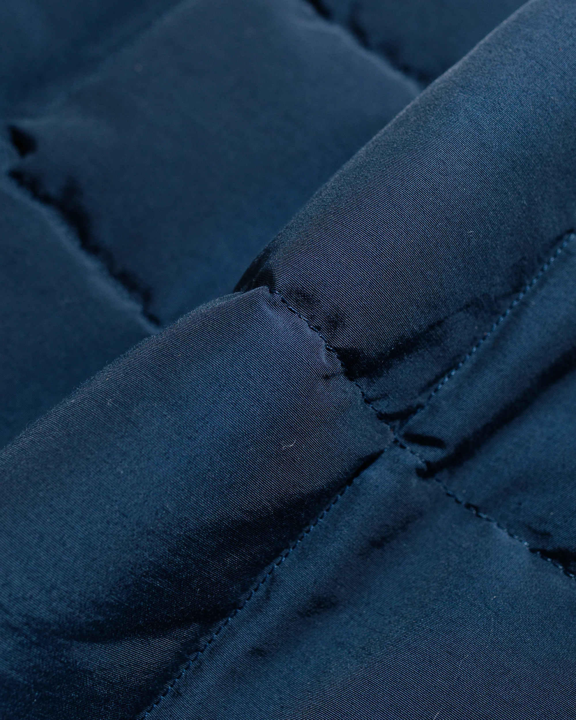 The Real McCoy's MJ24110 Cotton/Nylon Down Vest Navy - Image 6