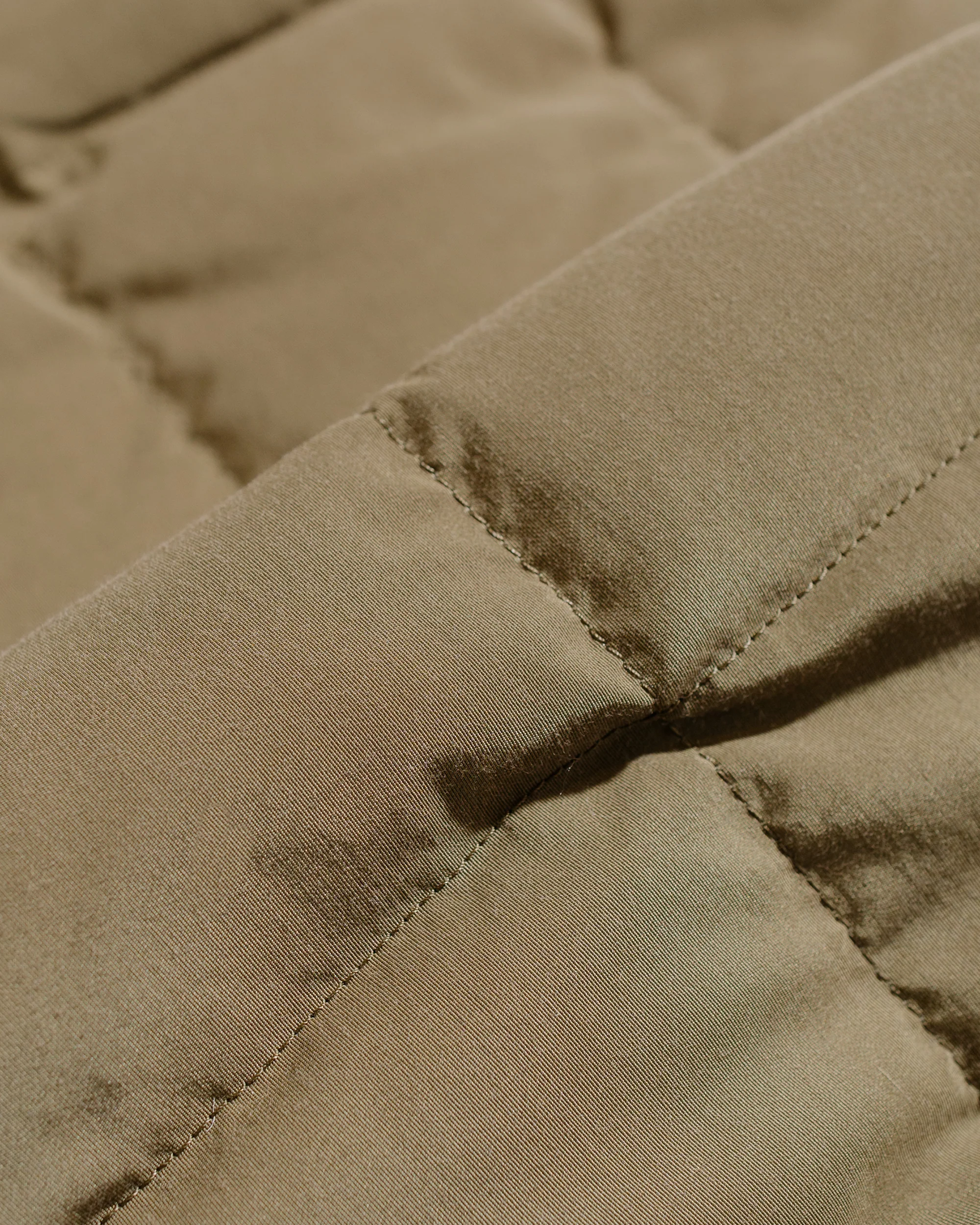 The Real McCoy's MJ24110 Cotton/Nylon Down Vest Olive - Image 6