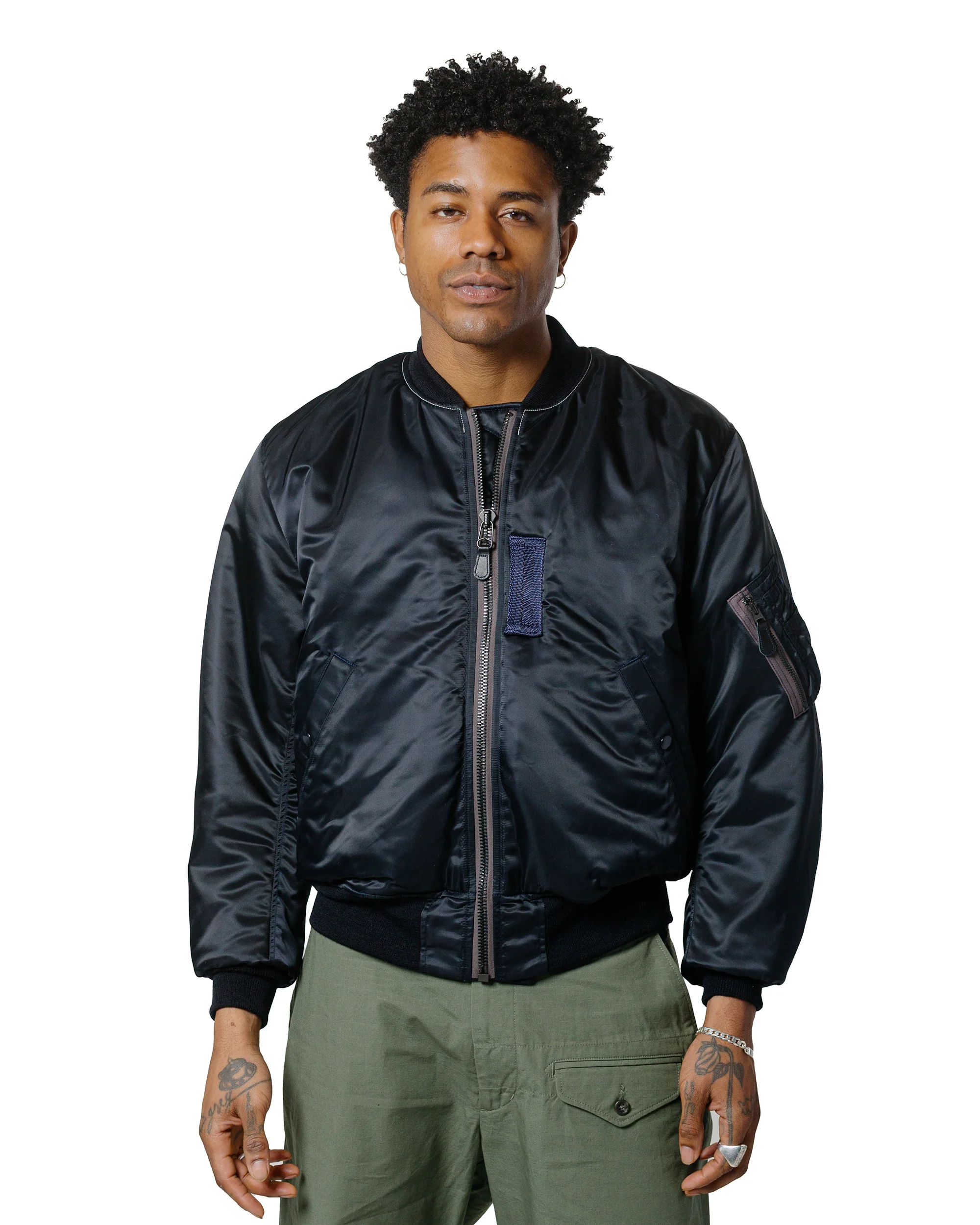 The Real McCoy's MJ24113 Type B-15C Real McCoy Mfg. Co. (Modified) Navy - Image 2