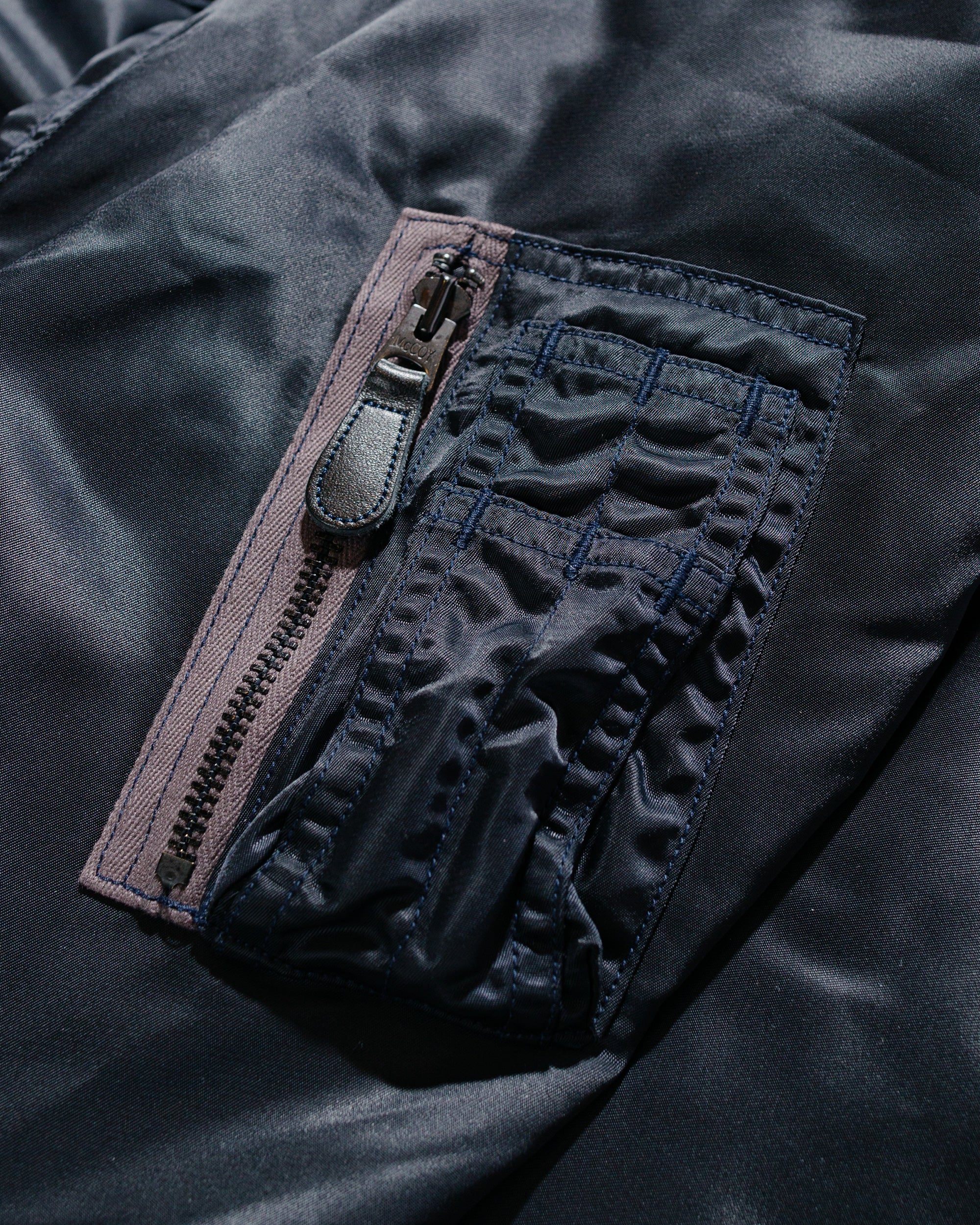The Real McCoy's MJ24113 Type B-15C Real McCoy Mfg. Co. (Modified) Navy - Image 5