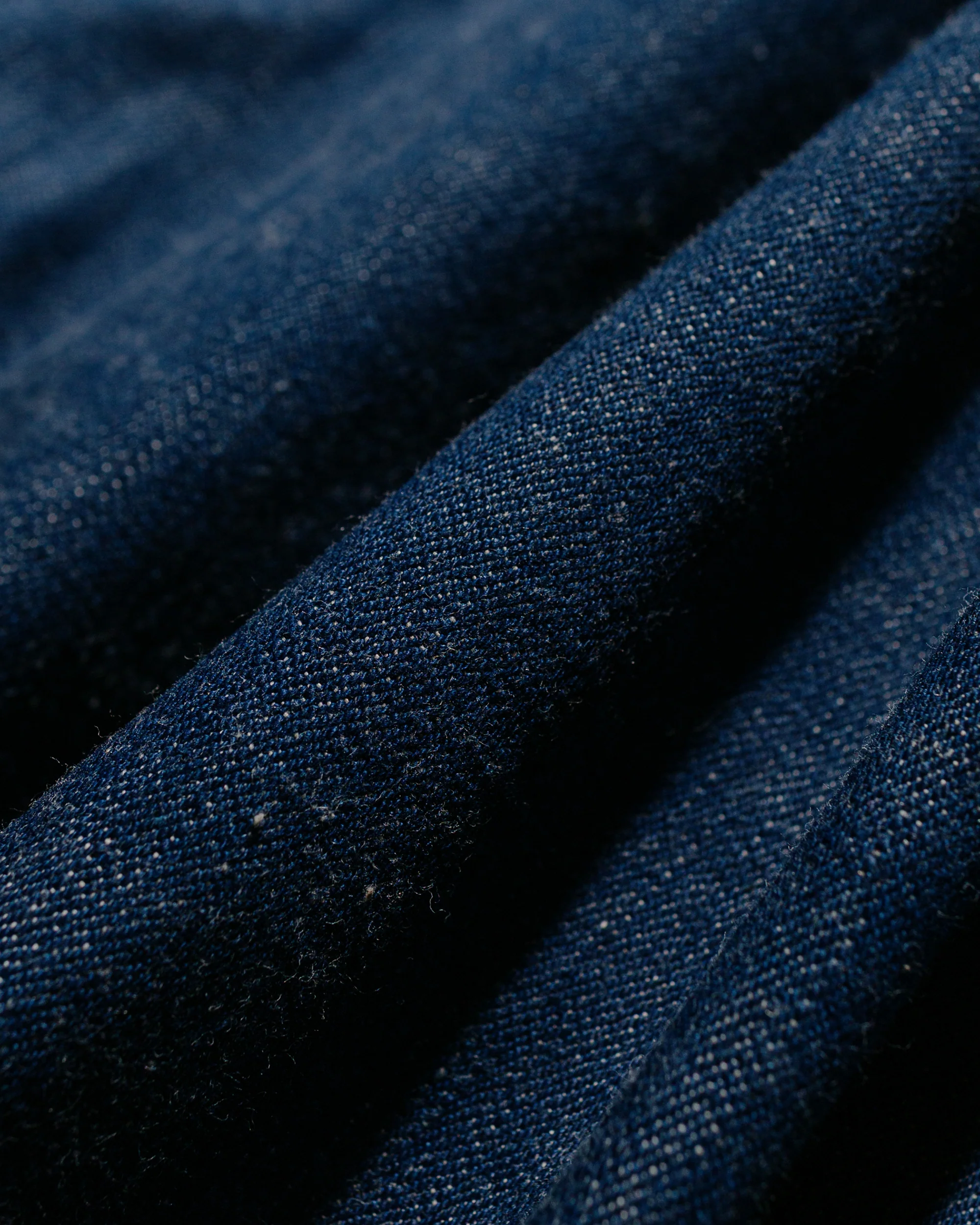 The Real McCoy's MJ25005 Jumper, Working, Denim, Blue Indigo - Image 6