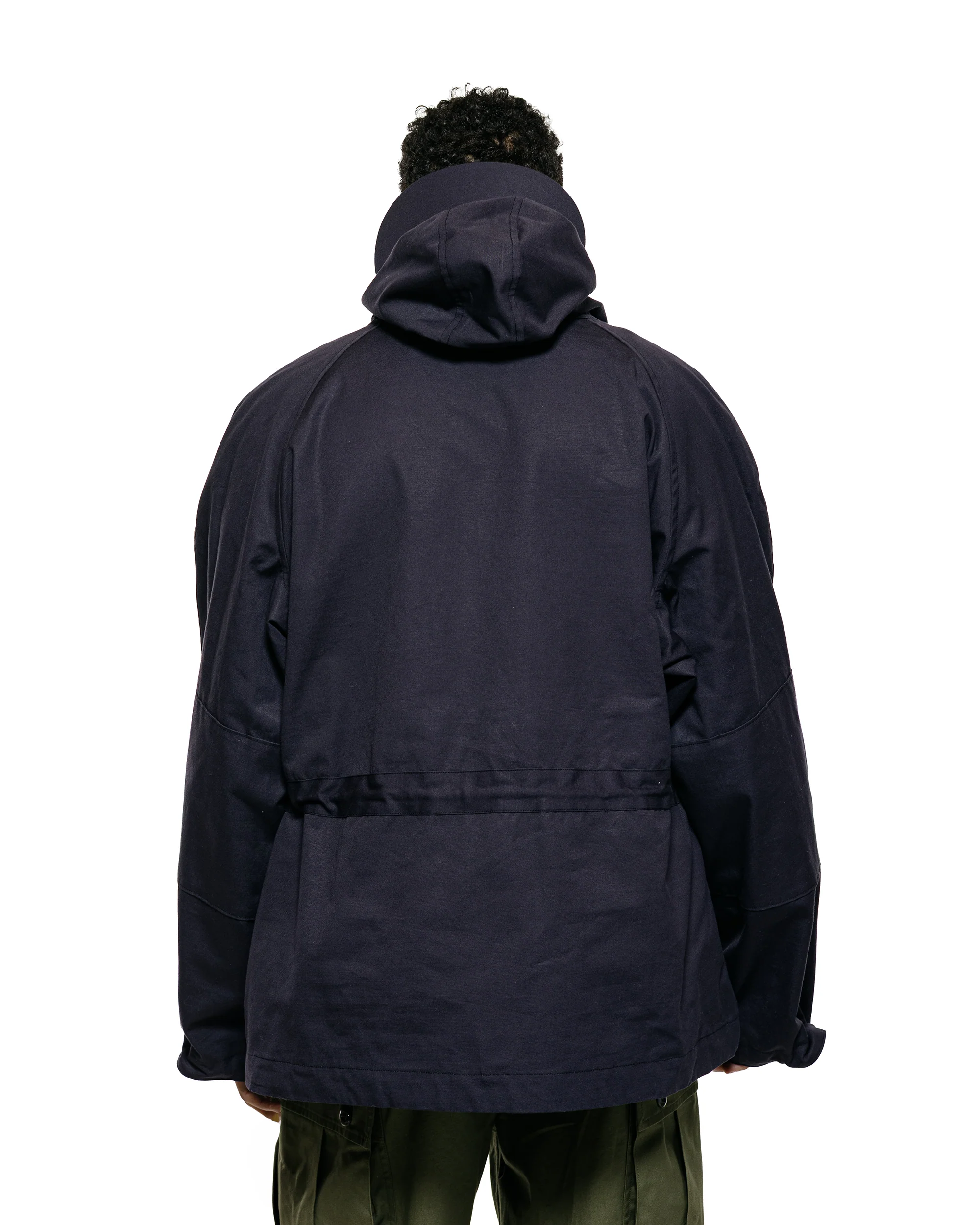 The Real McCoy's MJ25101 Royal Navy Windproof Deck Smock, 1st Pattern Cotton Jacket Navy - Image 4