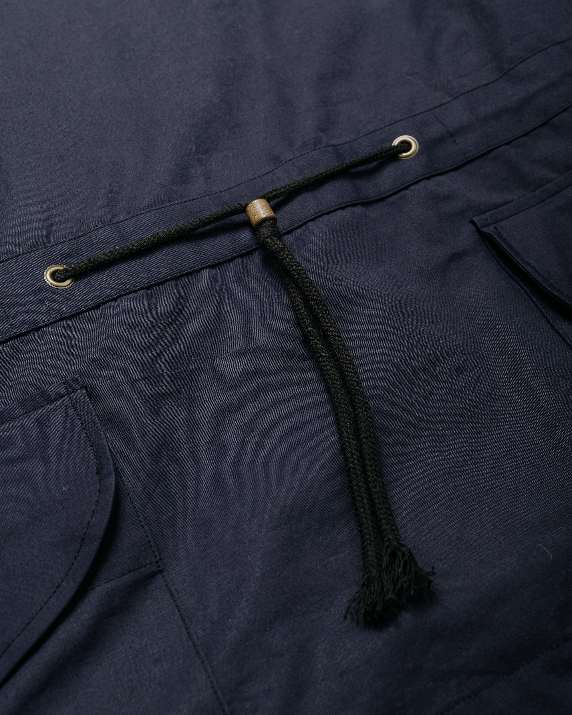 The Real McCoy's MJ25101 Royal Navy Windproof Deck Smock, 1st Pattern Cotton Jacket Navy - Image 7