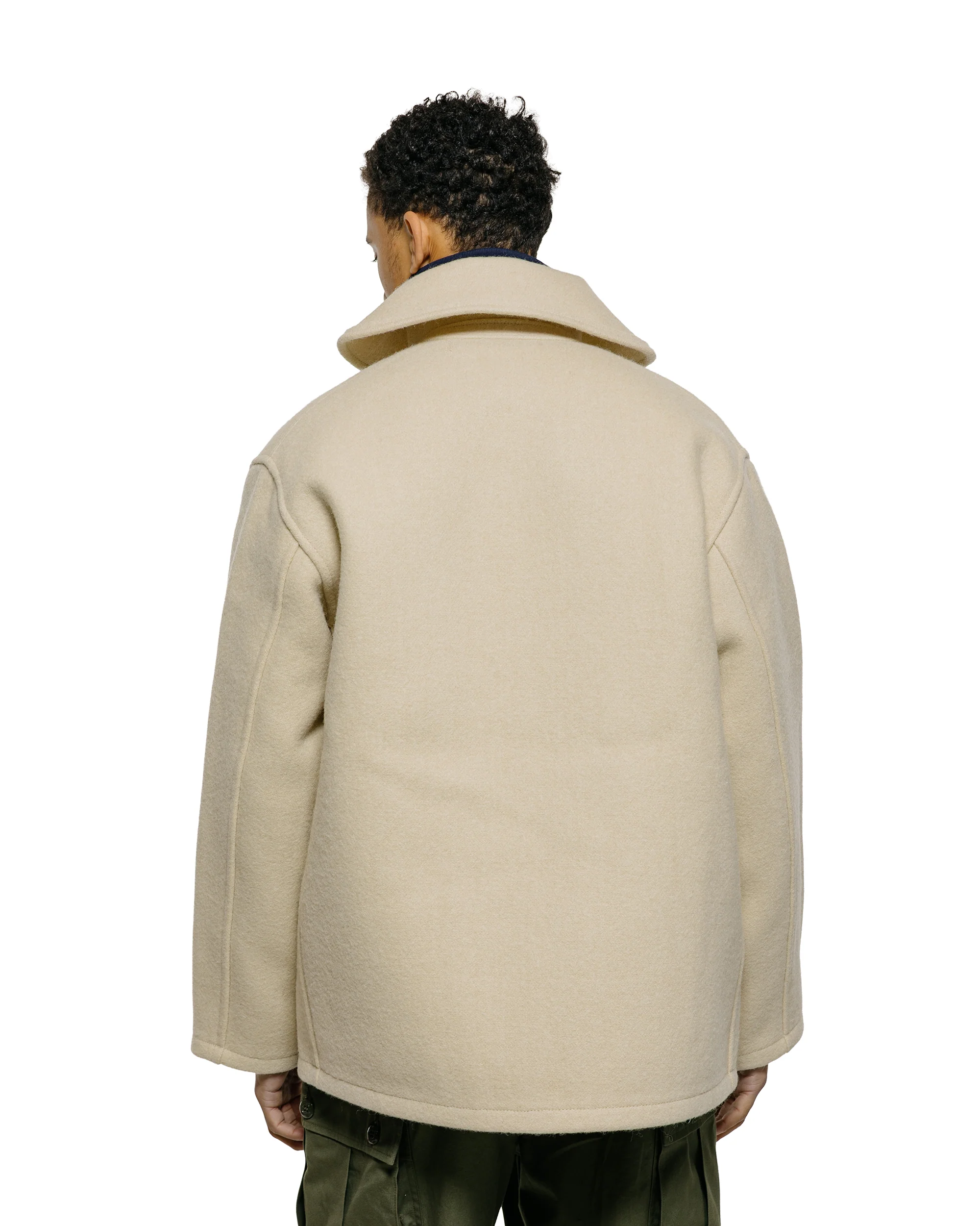 The Real McCoy's MJ25102 WWII British Fearnought Duffle Coat, ARP Ecru - Image 4