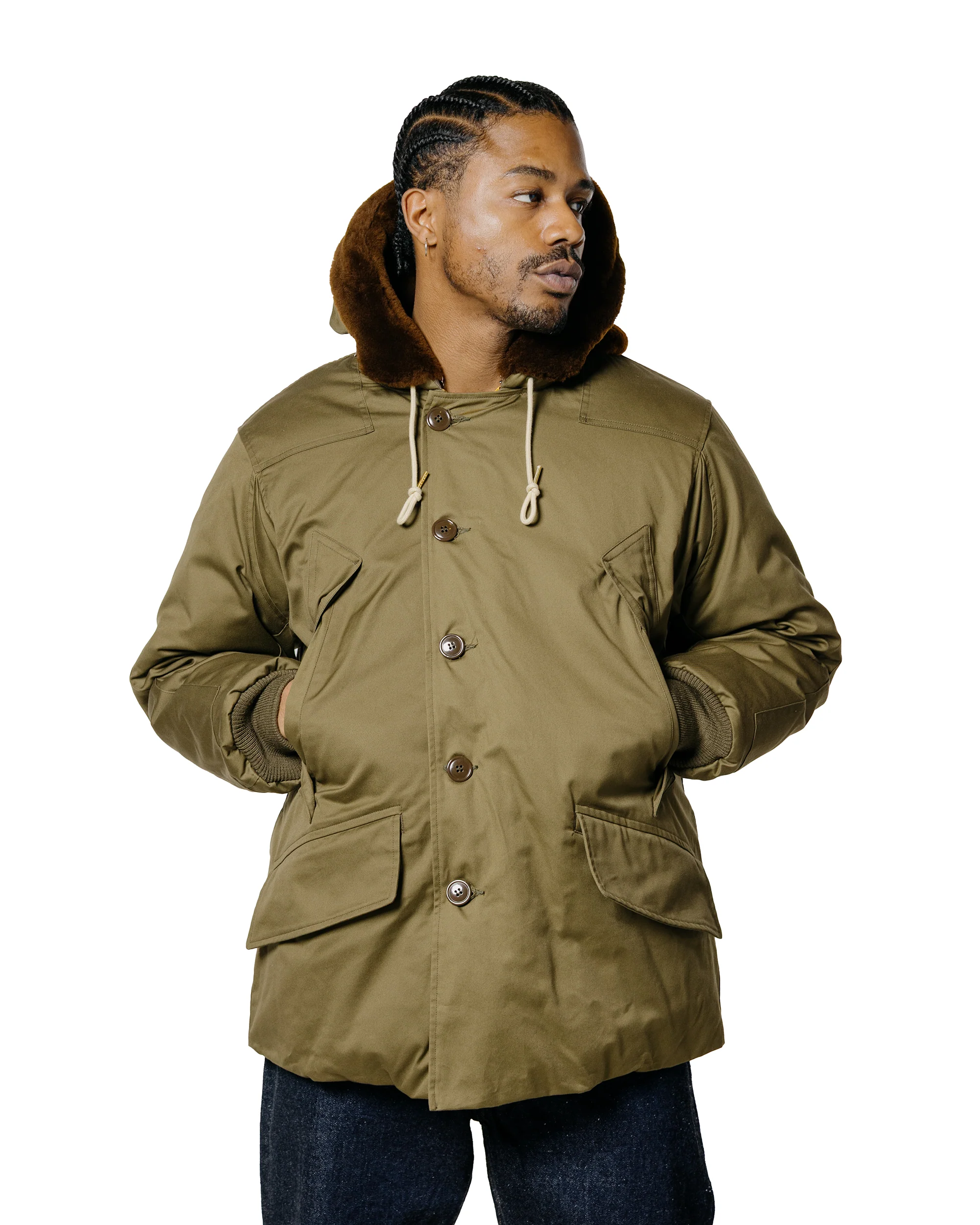 The Real McCoy's MJ25103 Type B-9 Real McCoy MFG.CO Olive - Image 2