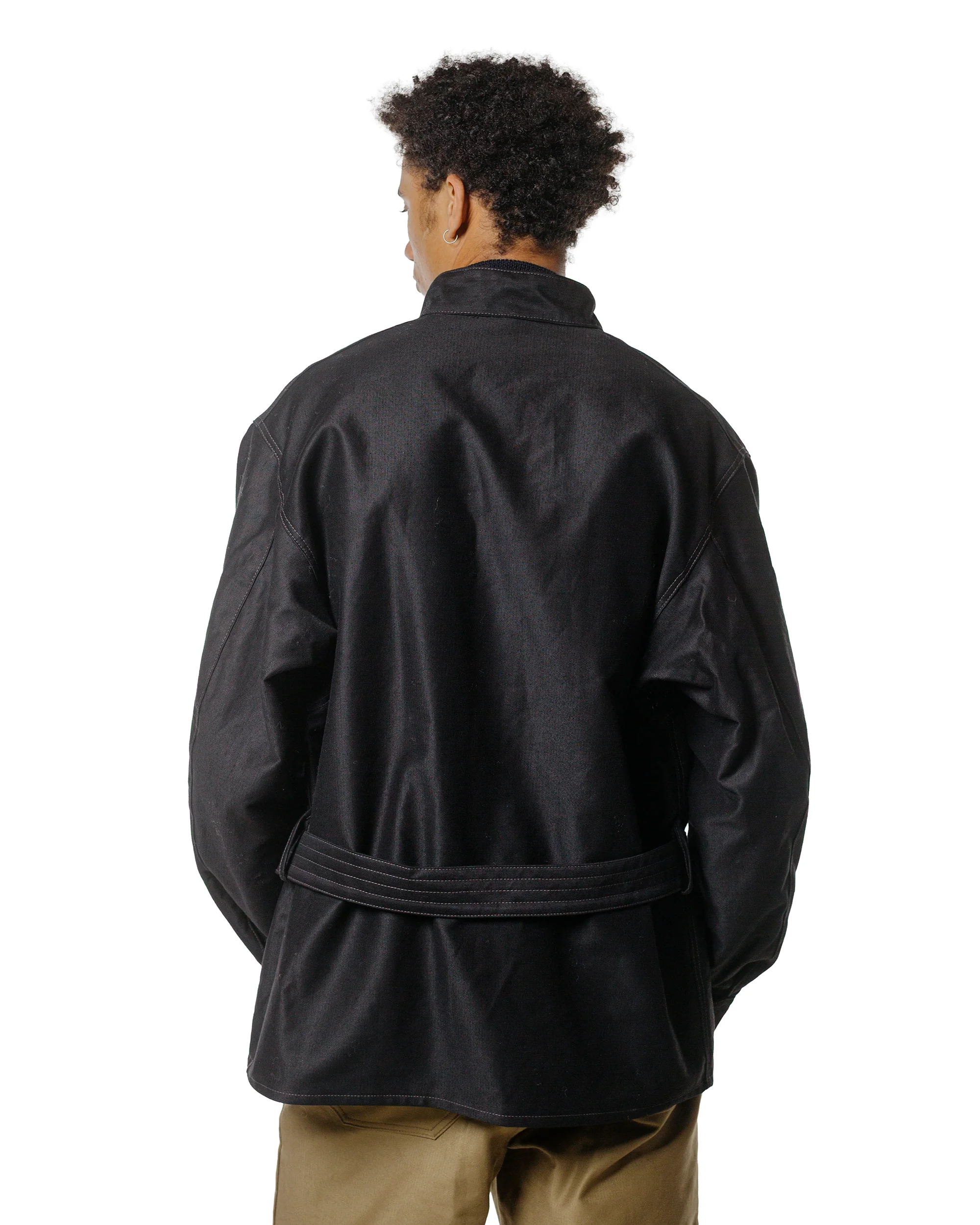 The Real McCoy's MJ25122 Heavy Cotton Enduro Racing Jacket Black - Image 3