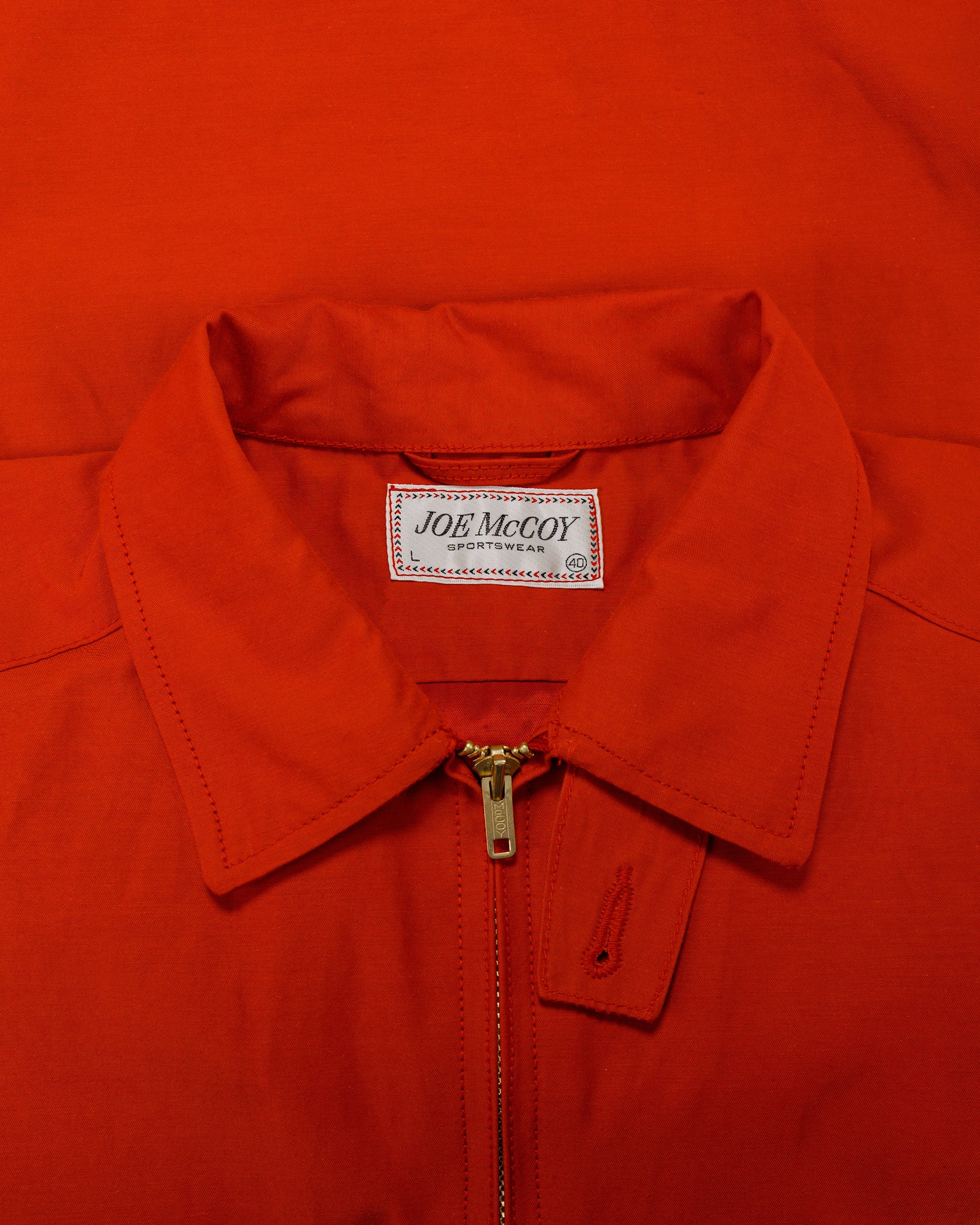 The Real McCoy's MJ26017 All-Weather Swing Jacket Red - Image 5