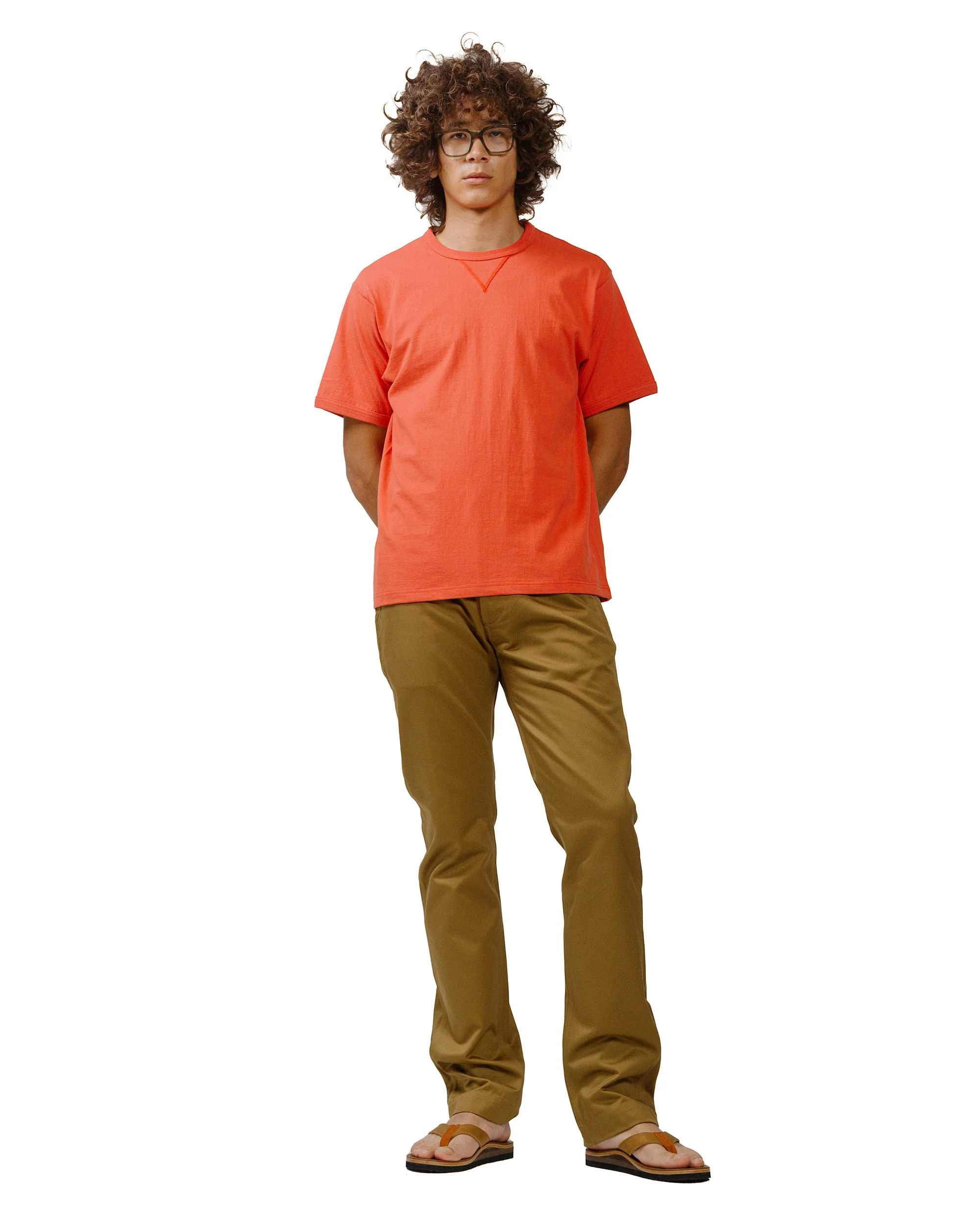 The Real McCoy's MP19010 Blue Seal Chino Trousers O. Khaki - Image 4