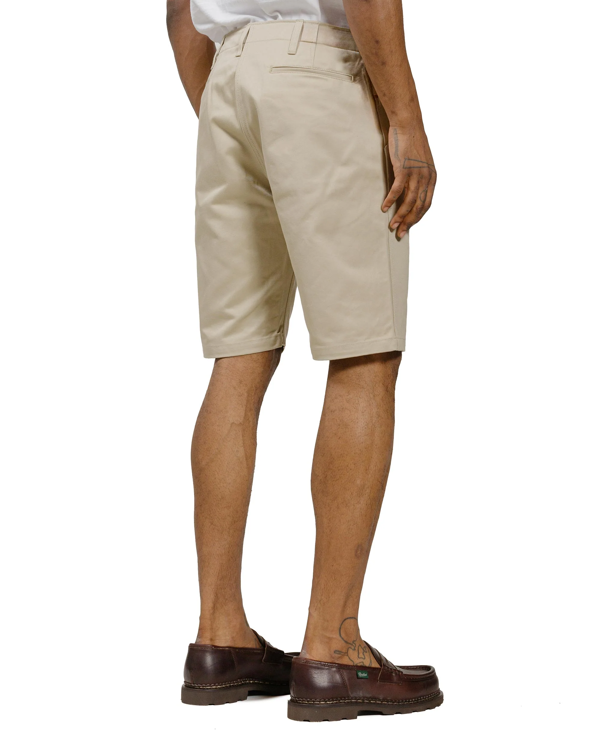 The Real McCoy's MP20018 Joe McCoy Chino Shorts Beige - Image 3