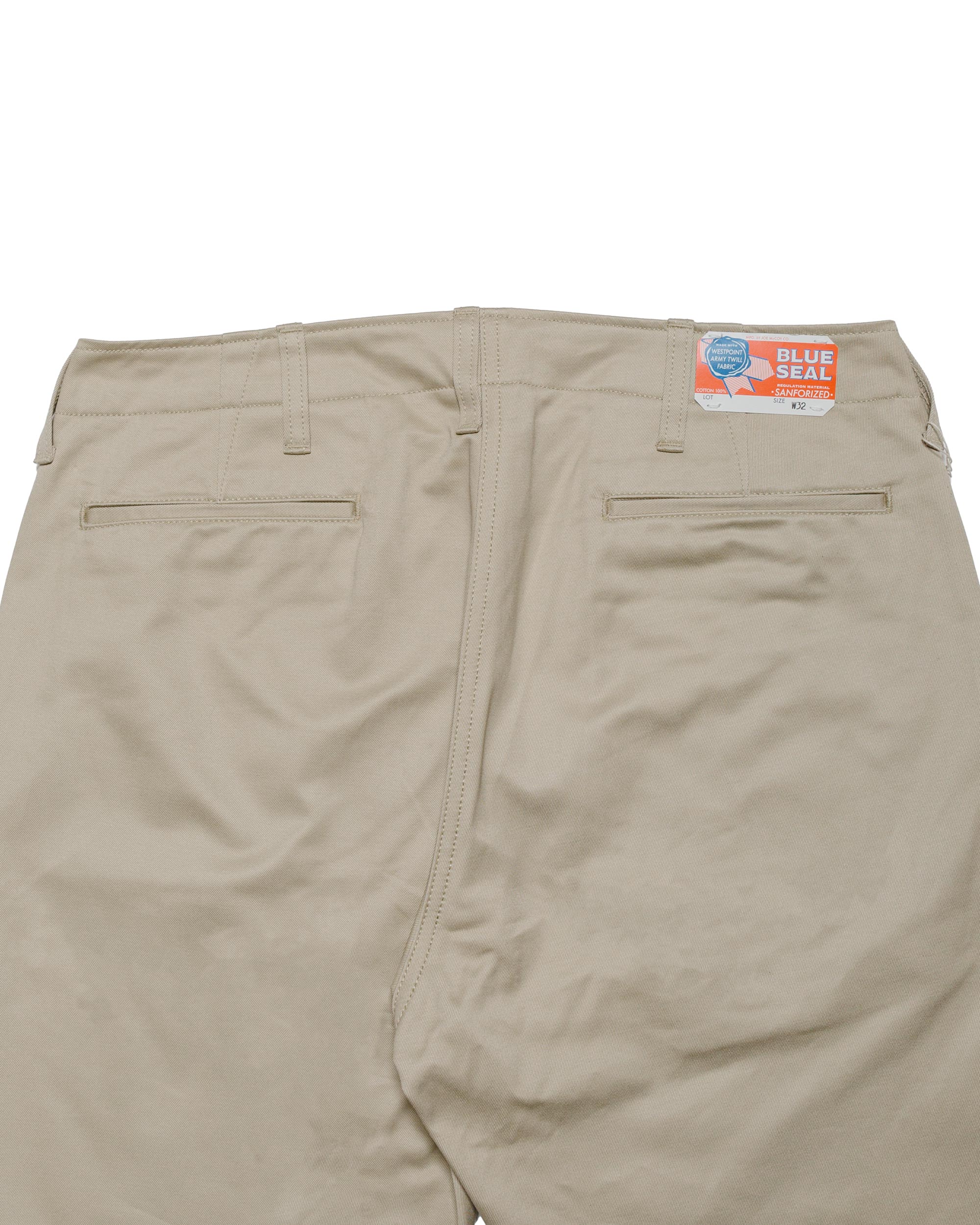 The Real McCoy's MP20018 Joe McCoy Chino Shorts Beige - Image 6