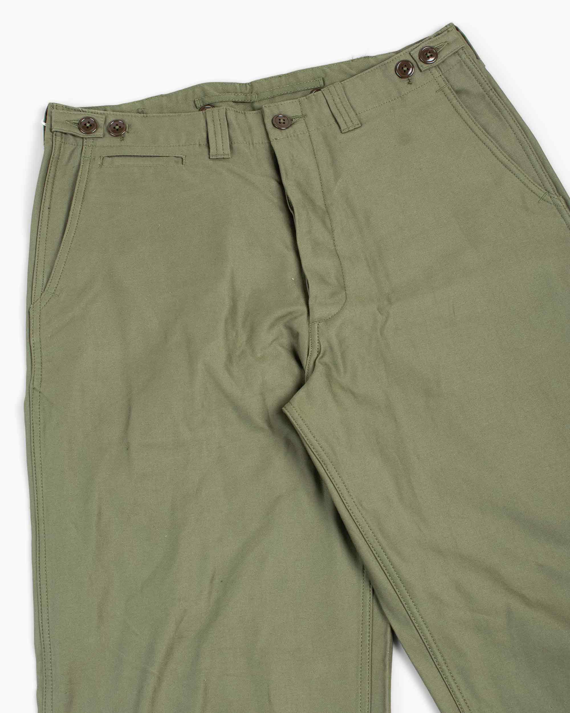 The Real McCoy's MP20103 Trousers, Field, Cotton O.D. Olive - Image 5