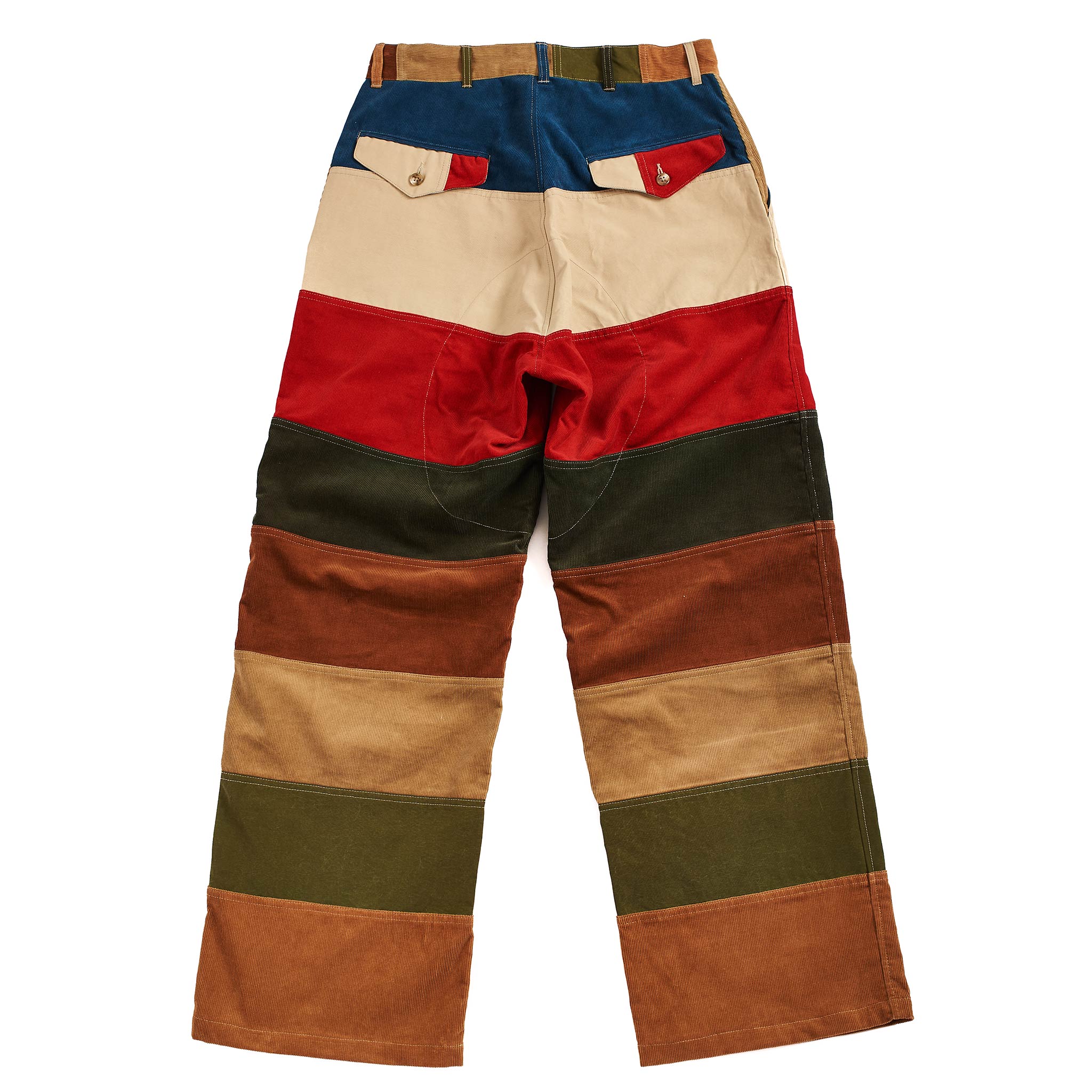 The Real McCoy's MP21011 Multicolour Corduroy Hunting Trousers Tricolour - Image 6
