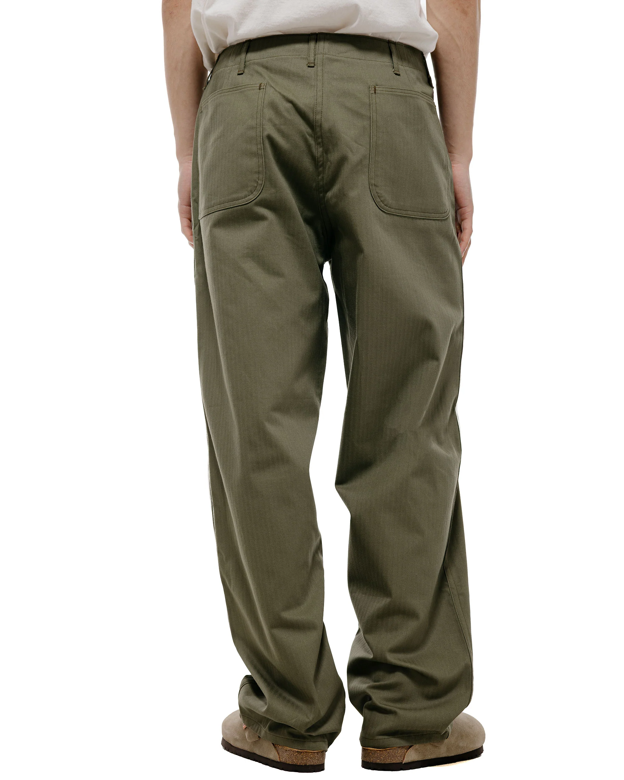 The Real McCoy's MP22007 Trousers, Utility N-3 (Model 220) Olive - Image 4