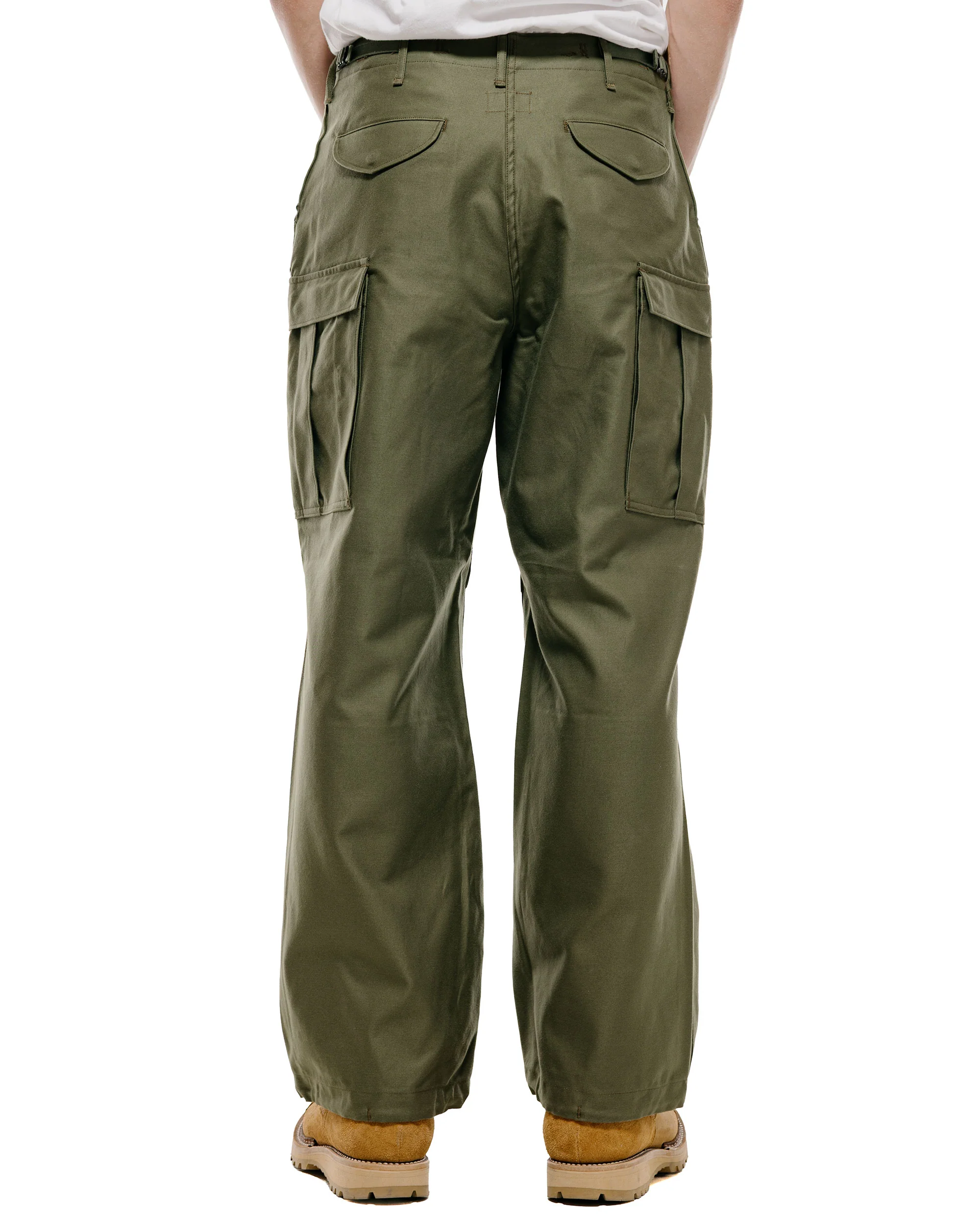 The Real McCoy's MP22101 Trousers, Men's, Field, M-65 Olive - Image 3