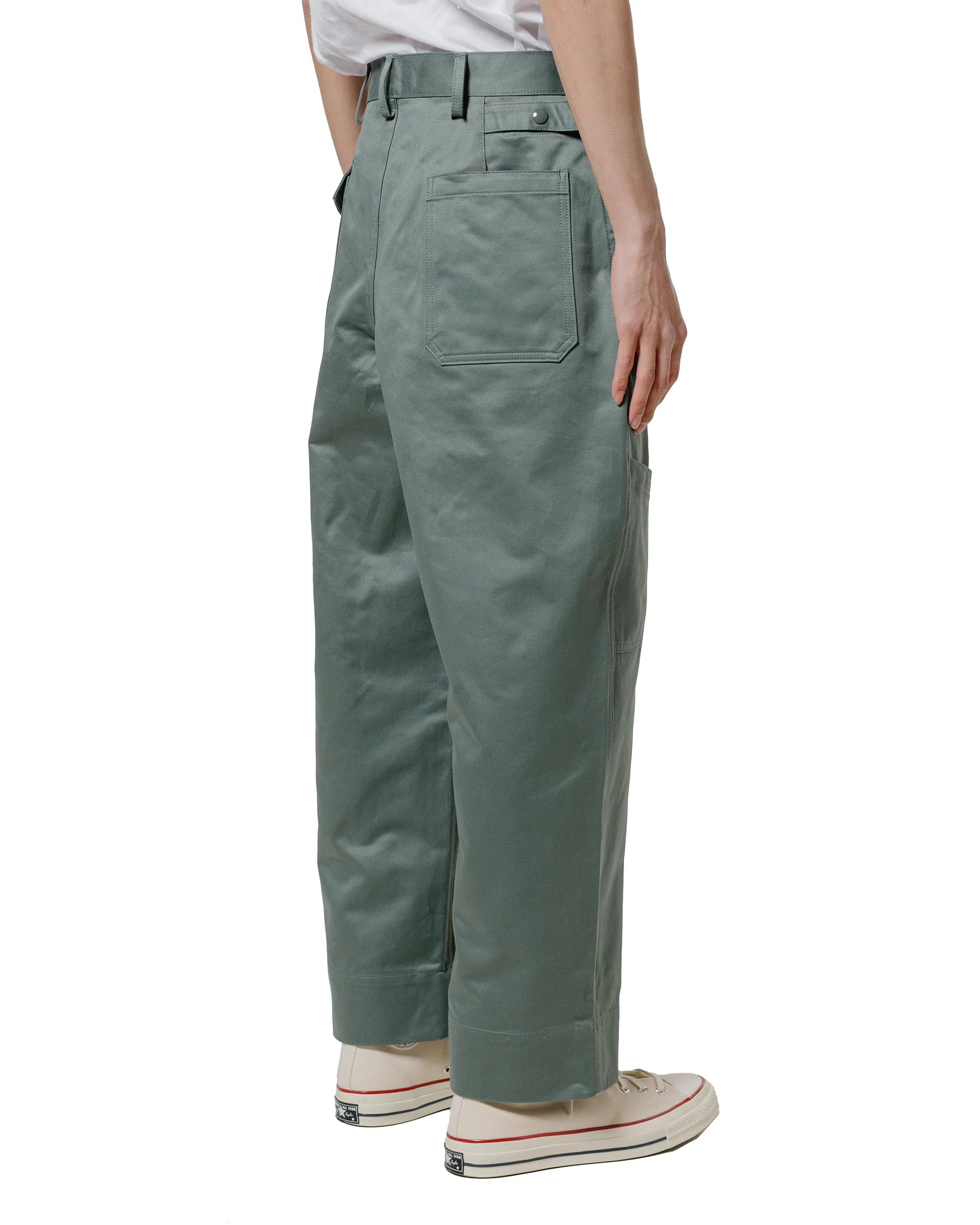 The Real McCoy's MP22103 Trousers, Utility, Cotton / USAF Sage Green - Image 3