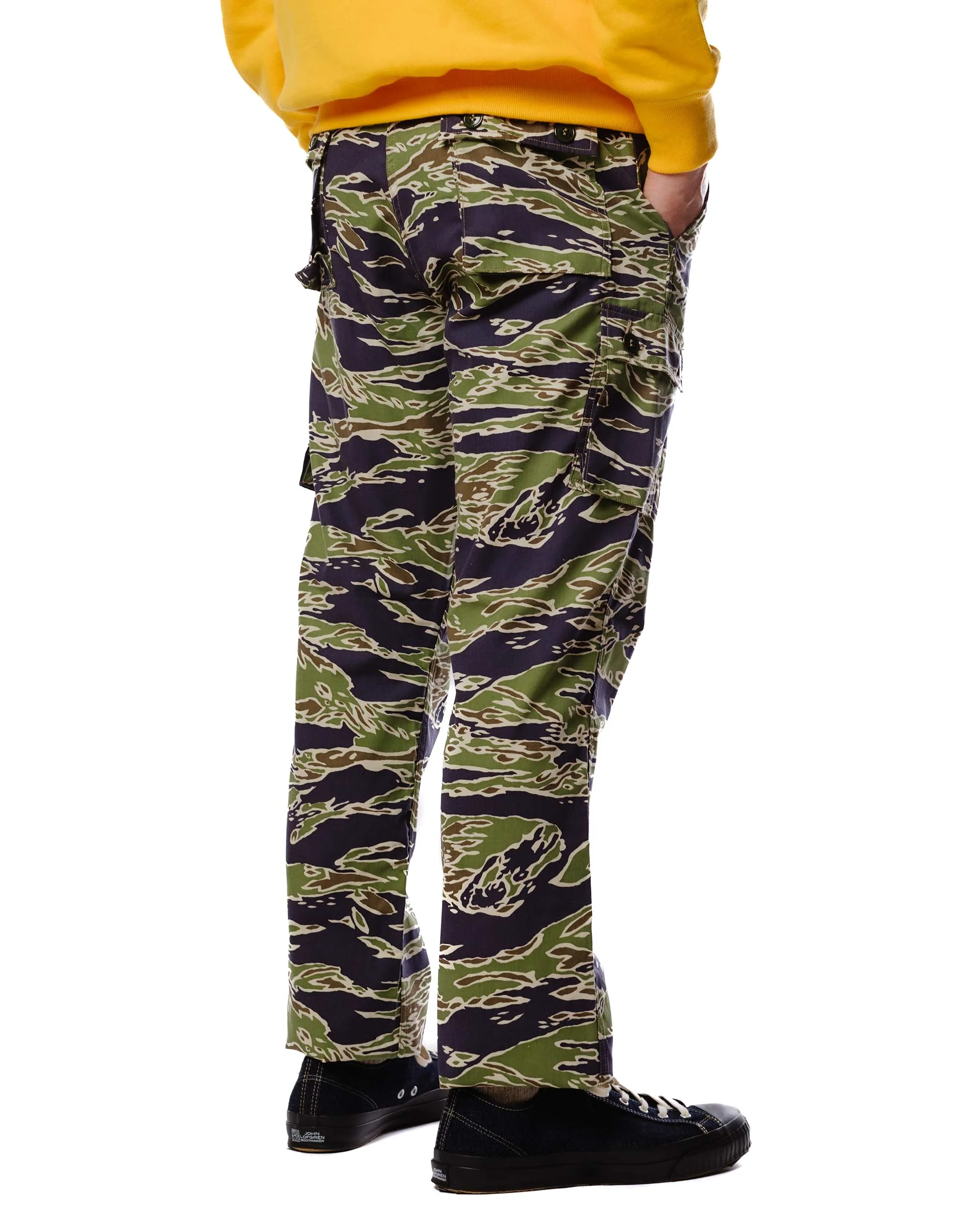 The Real McCoy's MP23004 Tiger Camouflage Trousers / Late War Green - Image 4