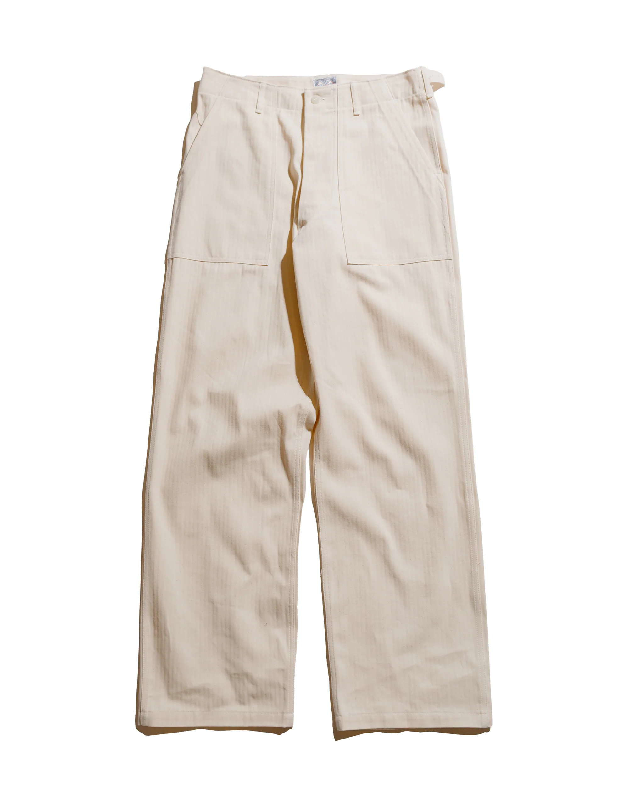 The Real McCoy's MP23017 Utility Trousers / White HBT Ecru