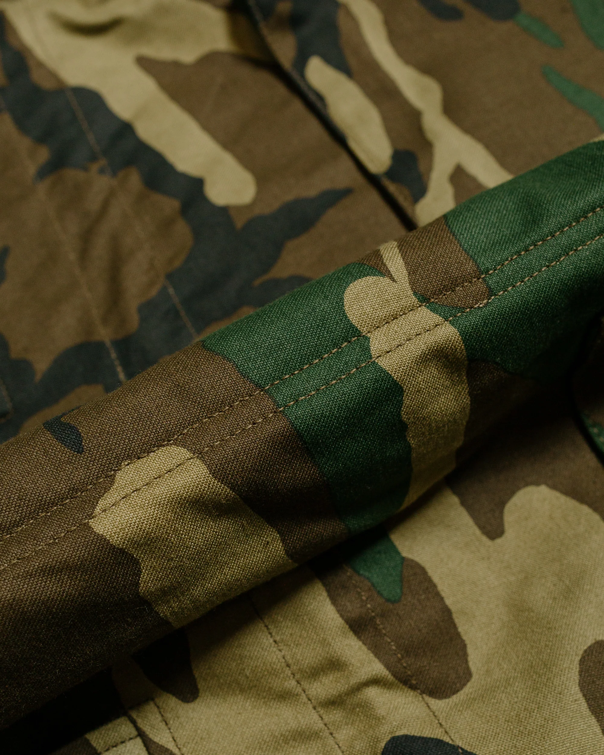 The Real McCoy's MP23101 Trousers, Men's, Field, M-65 / Woodland Olive - Image 5
