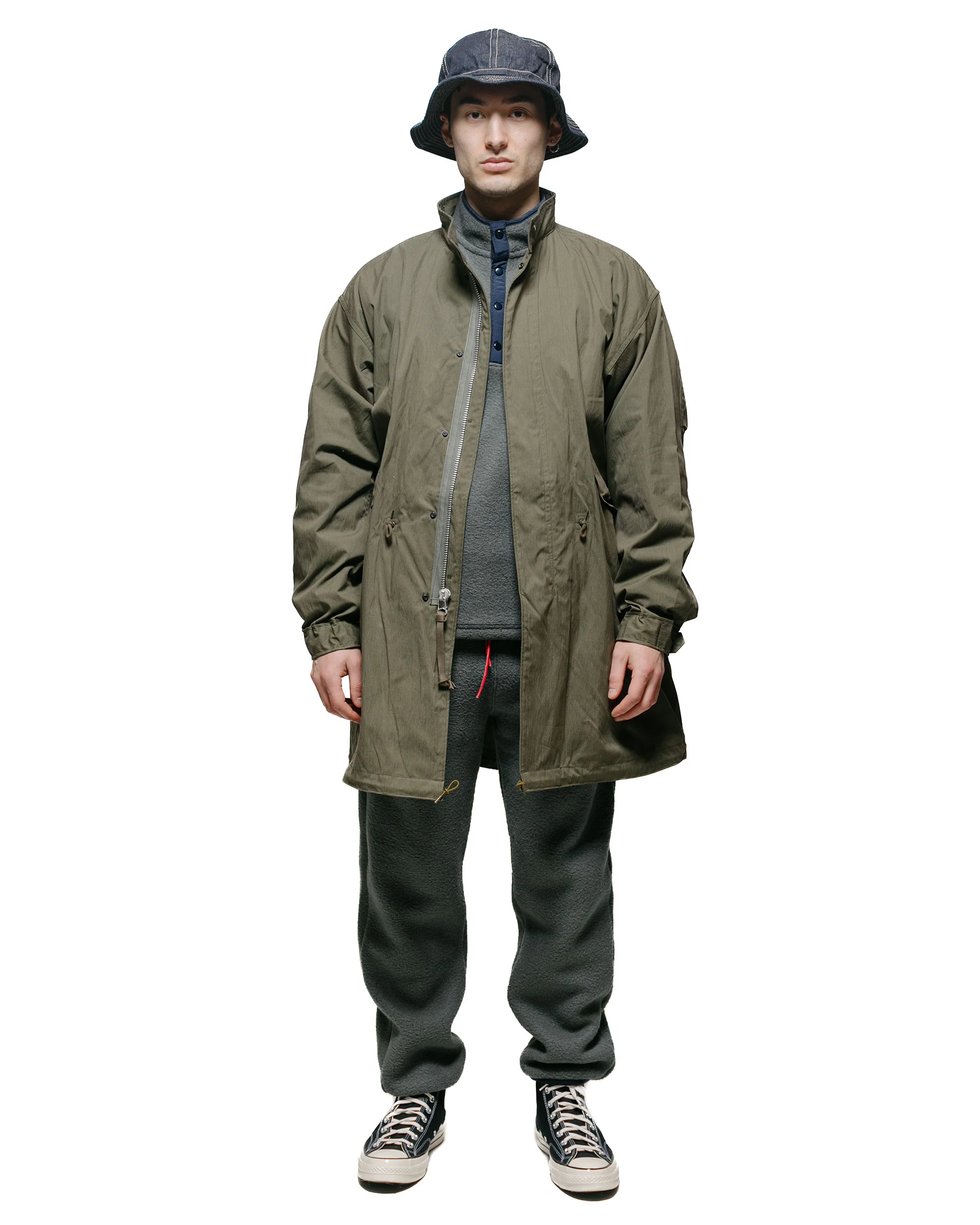 The Real McCoy's MP23105 Fleece Utility Pants Grey - Image 4