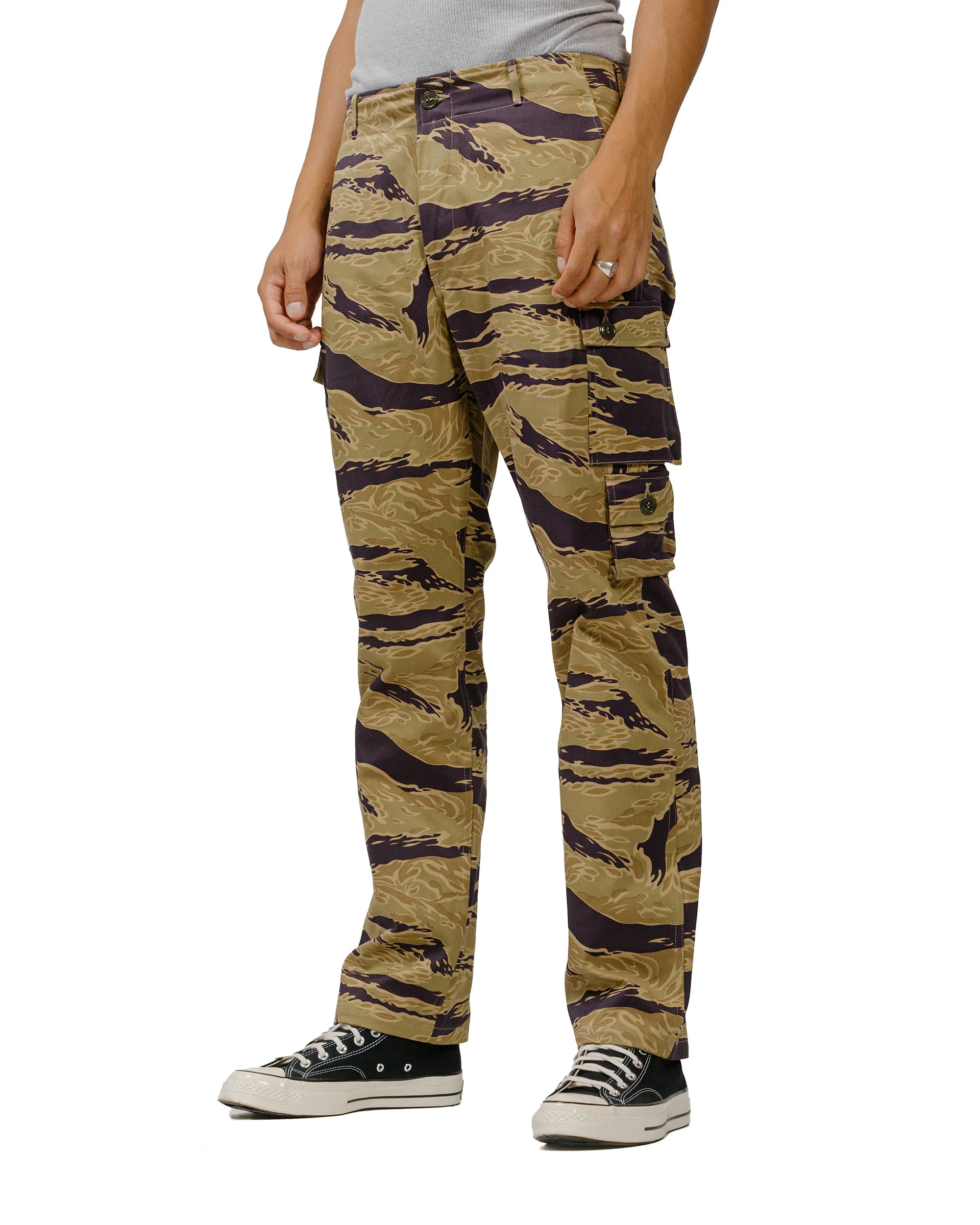The Real McCoy's MP24001 Tiger Camouflage Trousers / Advisor Khaki - Image 2