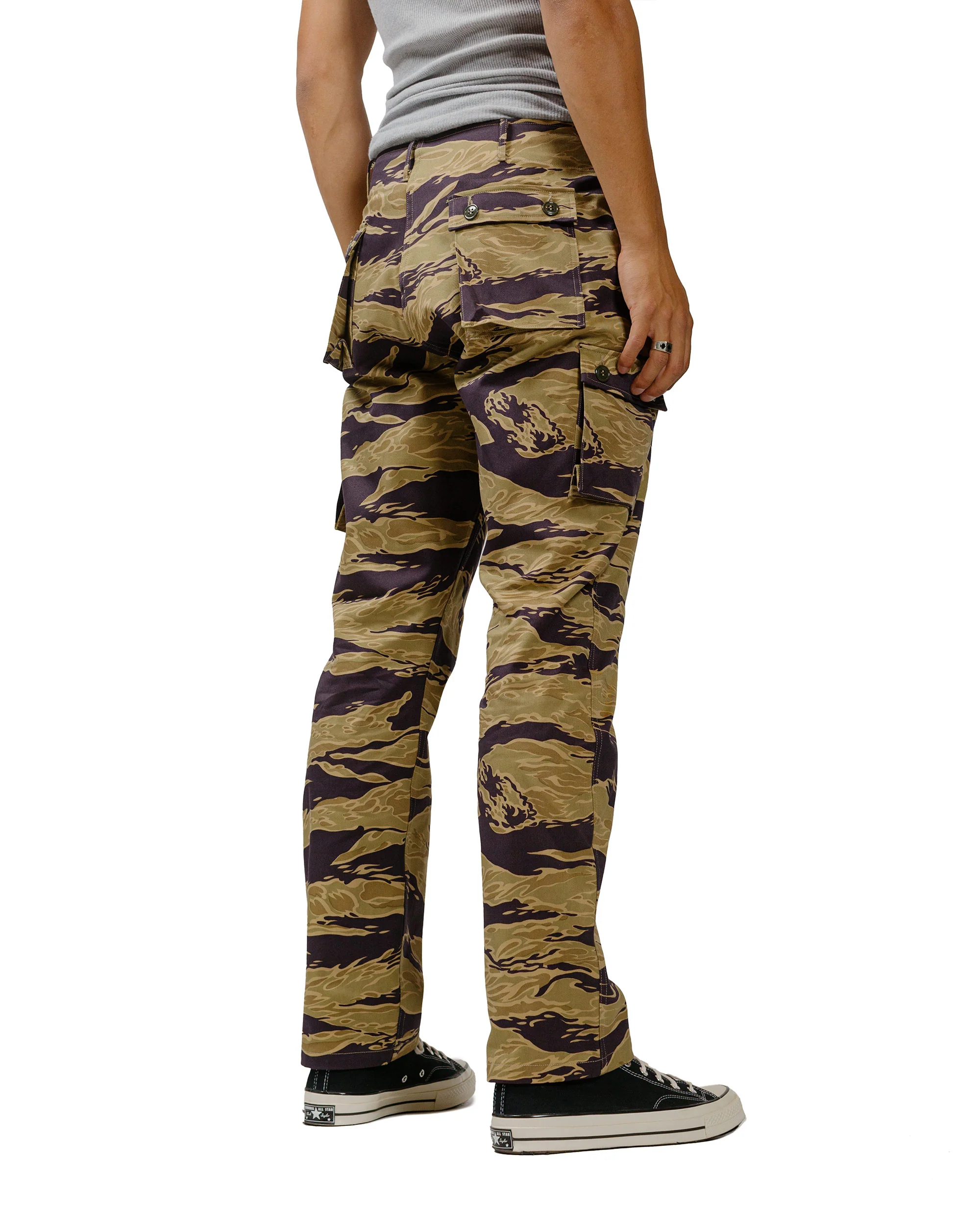 The Real McCoy's MP24001 Tiger Camouflage Trousers / Advisor Khaki - Image 3