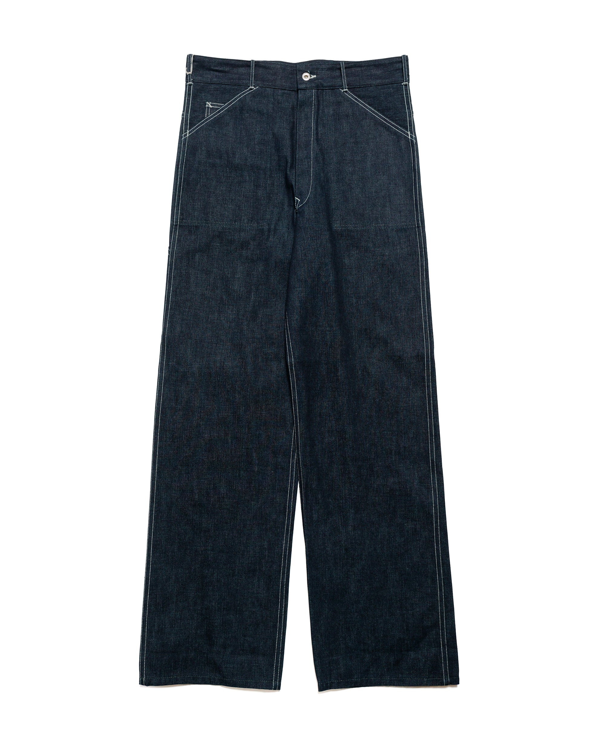 The Real McCoy's MP24005 WWII Denim Work Trousers Indigo