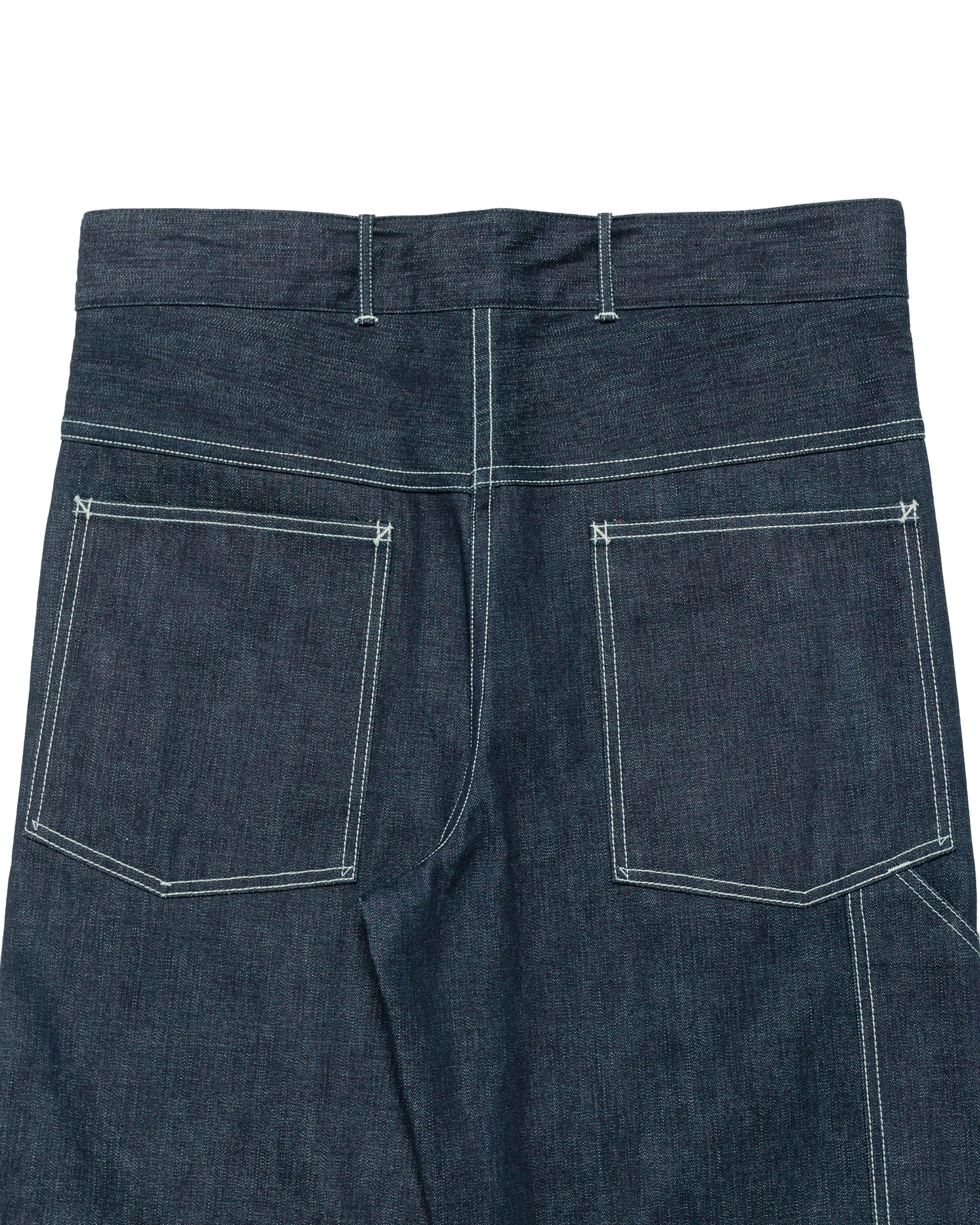 The Real McCoy's MP24005 WWII Denim Work Trousers Indigo - Image 5