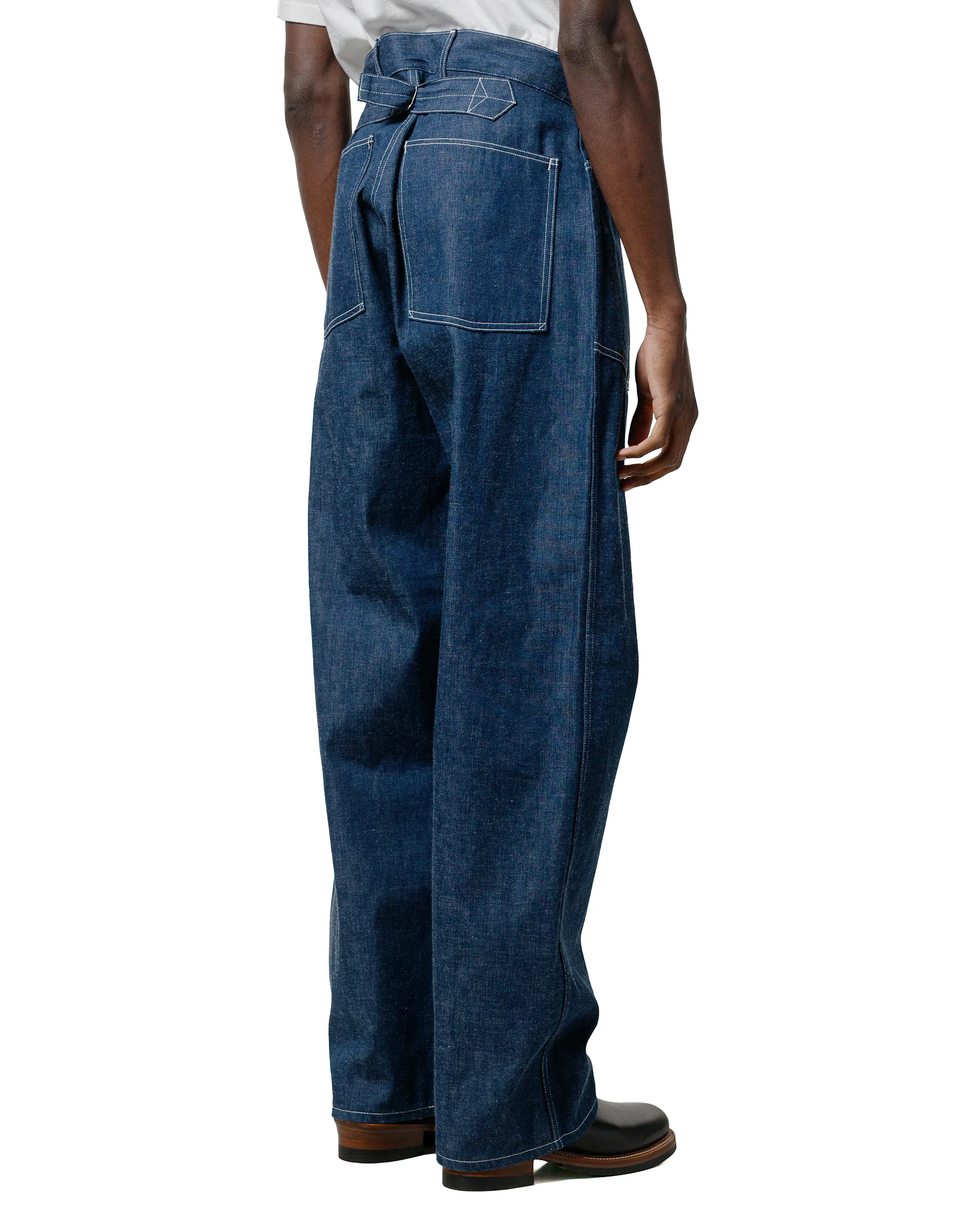 The Real McCoy's MP25002 Trousers, Working, Denim, Blue Indigo - Image 3