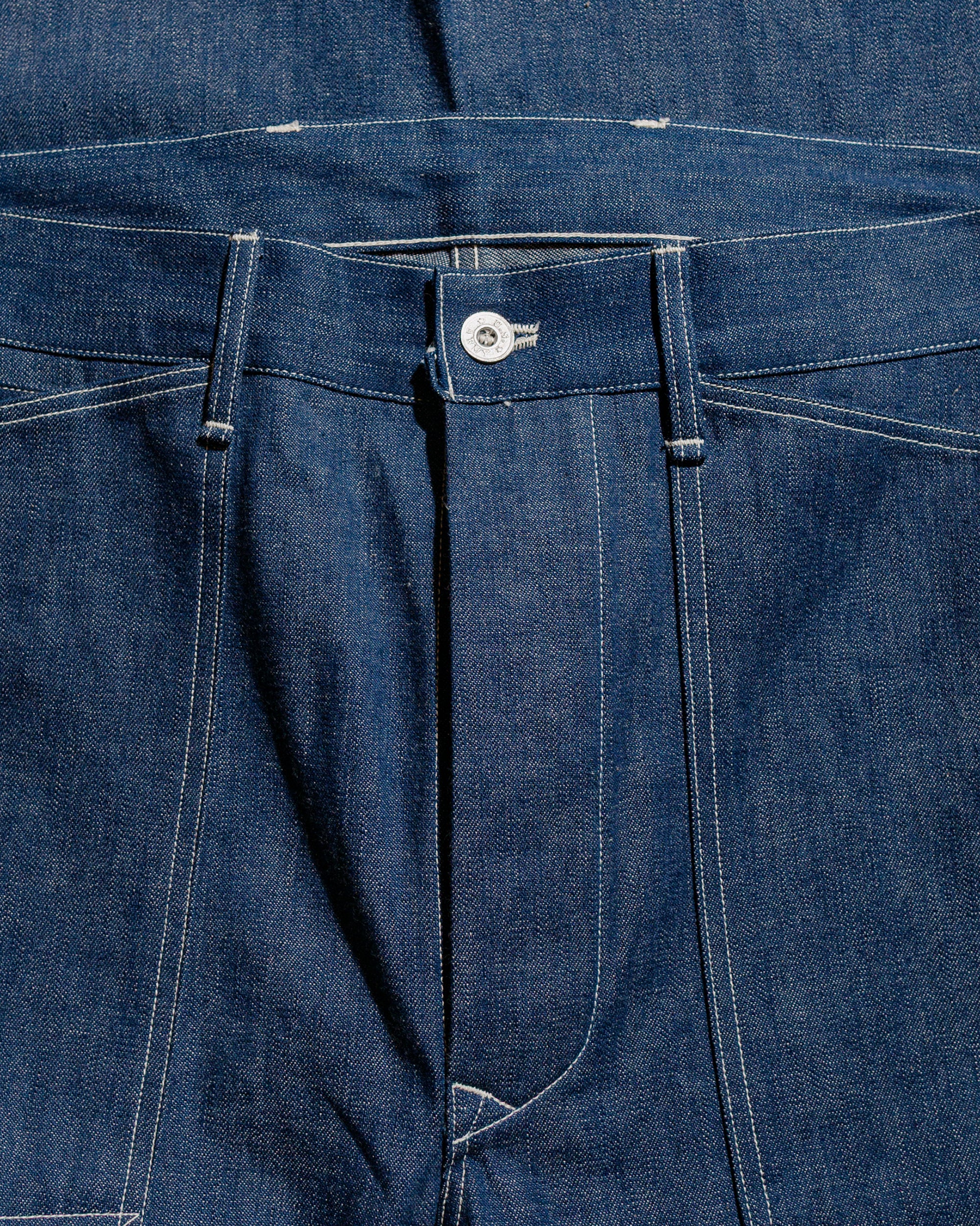 The Real McCoy's MP25002 Trousers, Working, Denim, Blue Indigo - Image 5