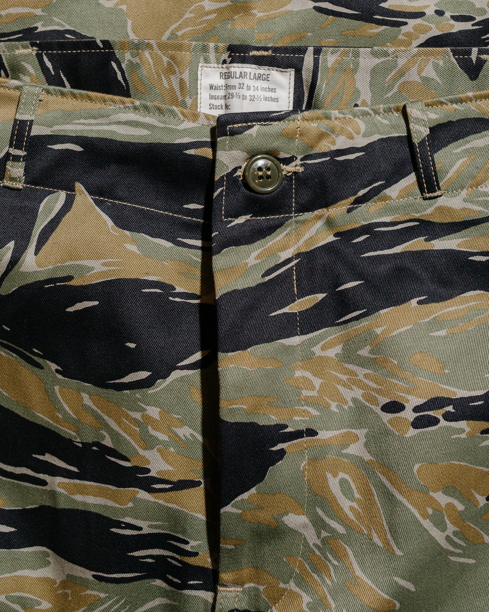 The Real McCoy's MP25003 Tiger Camouflage Trousers / Tadpole Green - Image 5